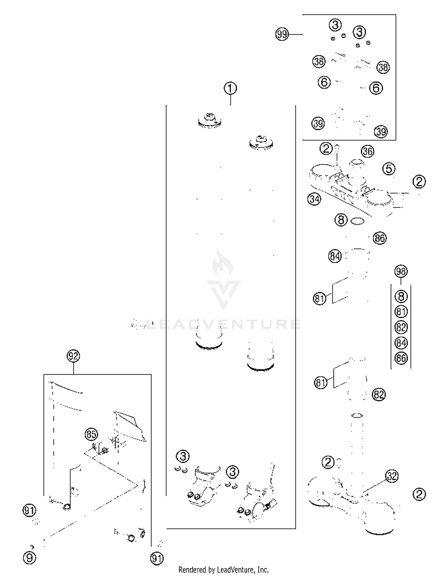Front Fork, Triple Clamp