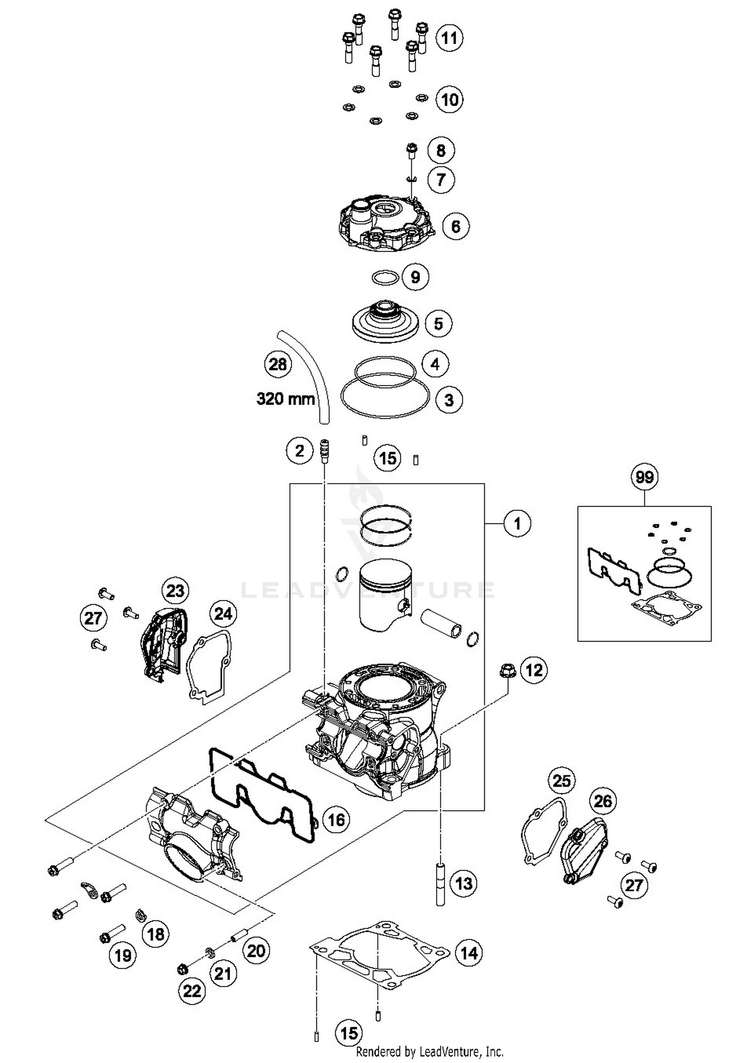 CYLINDER, CYLINDER HEAD