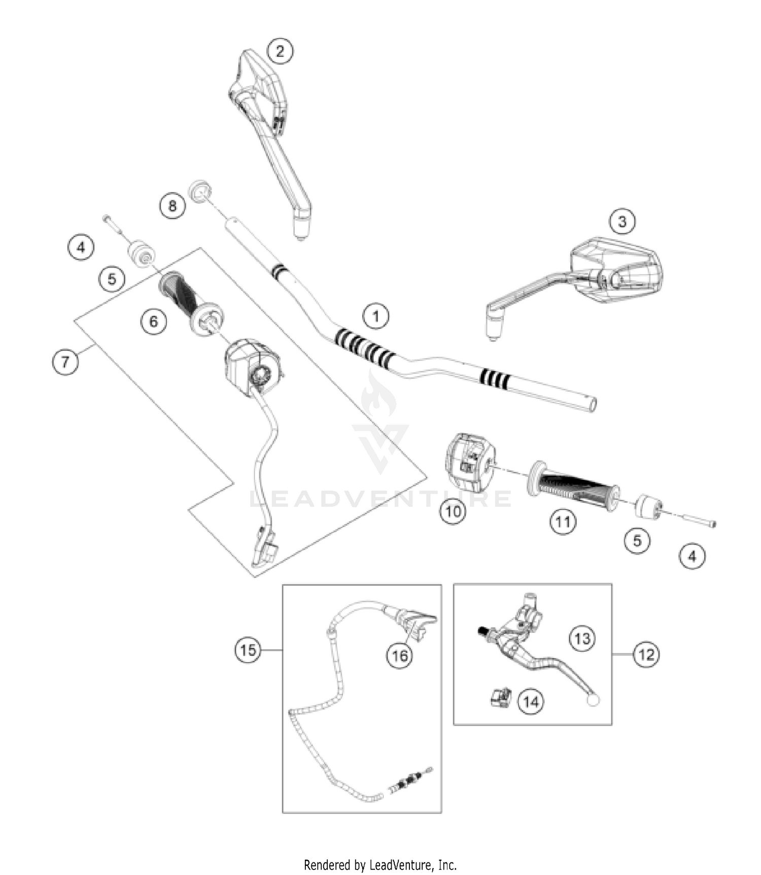 HANDLEBAR, CONTROLS