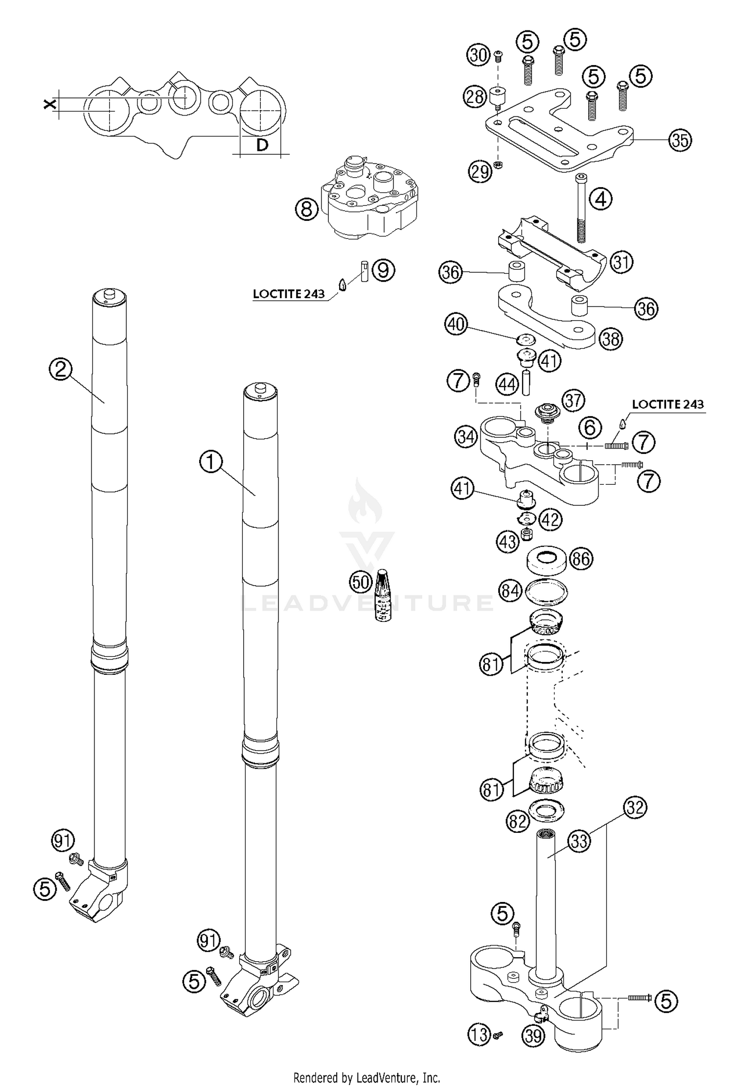 Front Fork WP USD 48