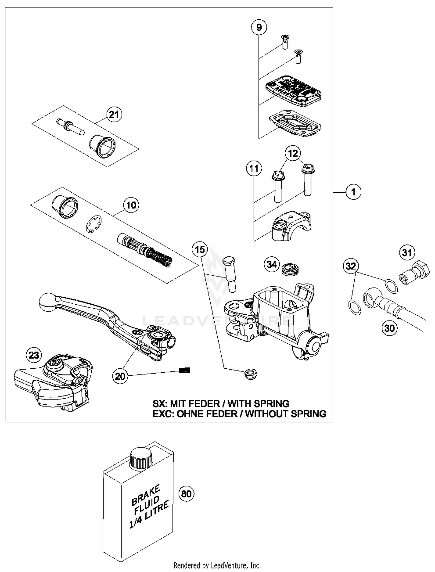 Hand Brake Cylinder