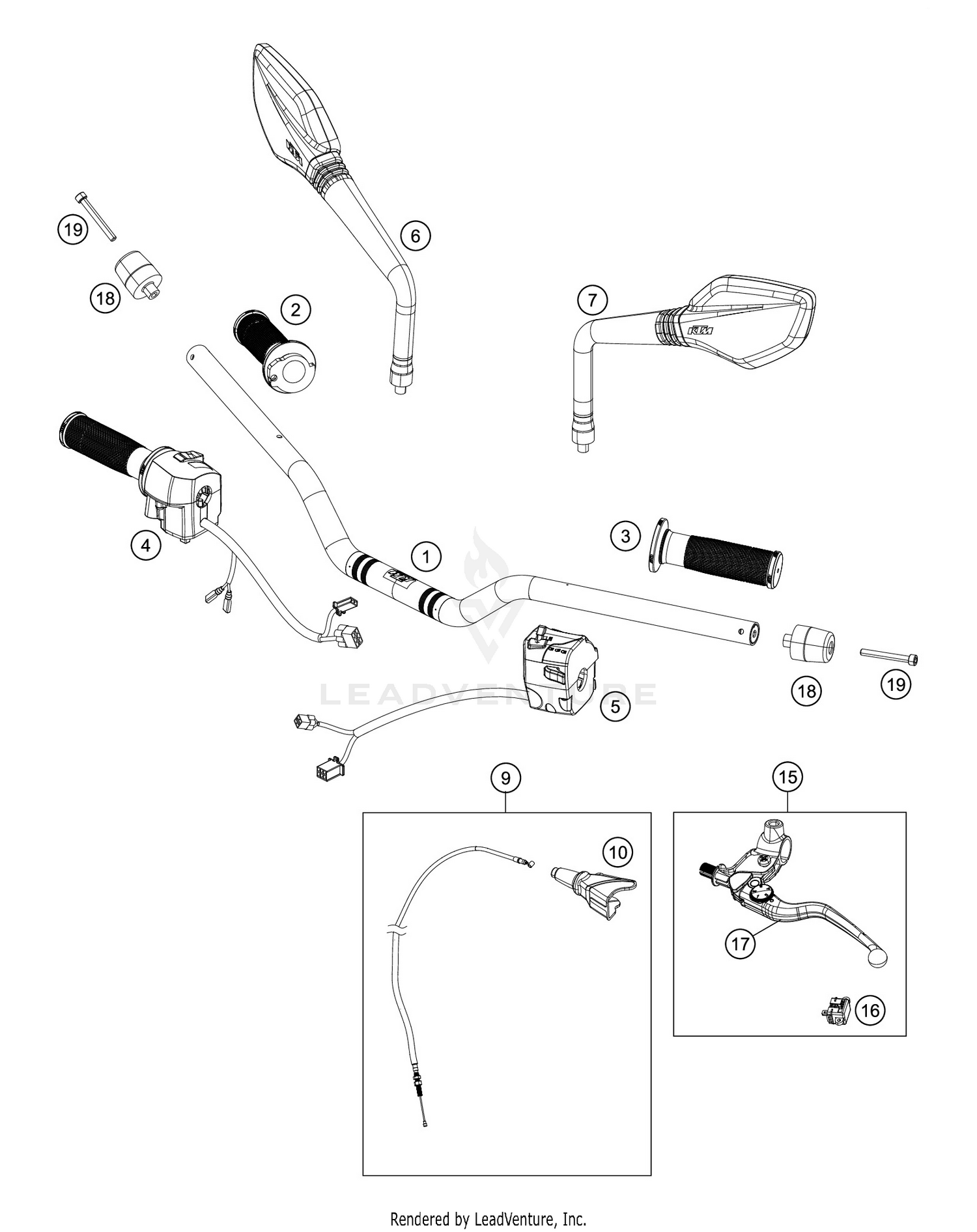HANDLEBAR, CONTROLS