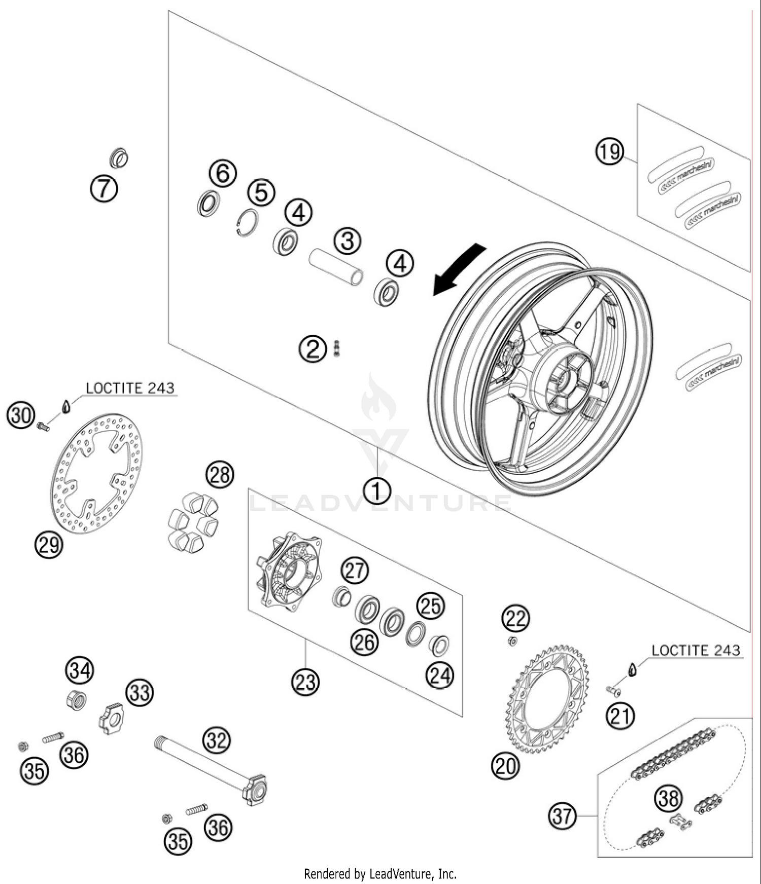 Rear Wheel