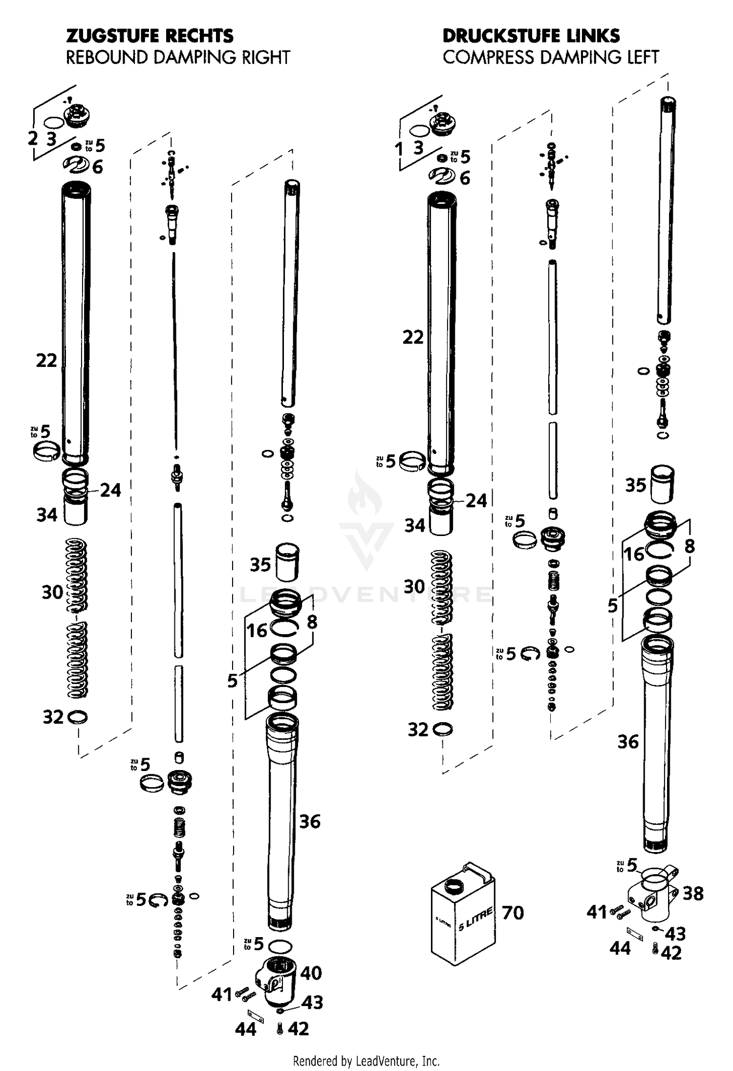 Fork Legs WP Extreme