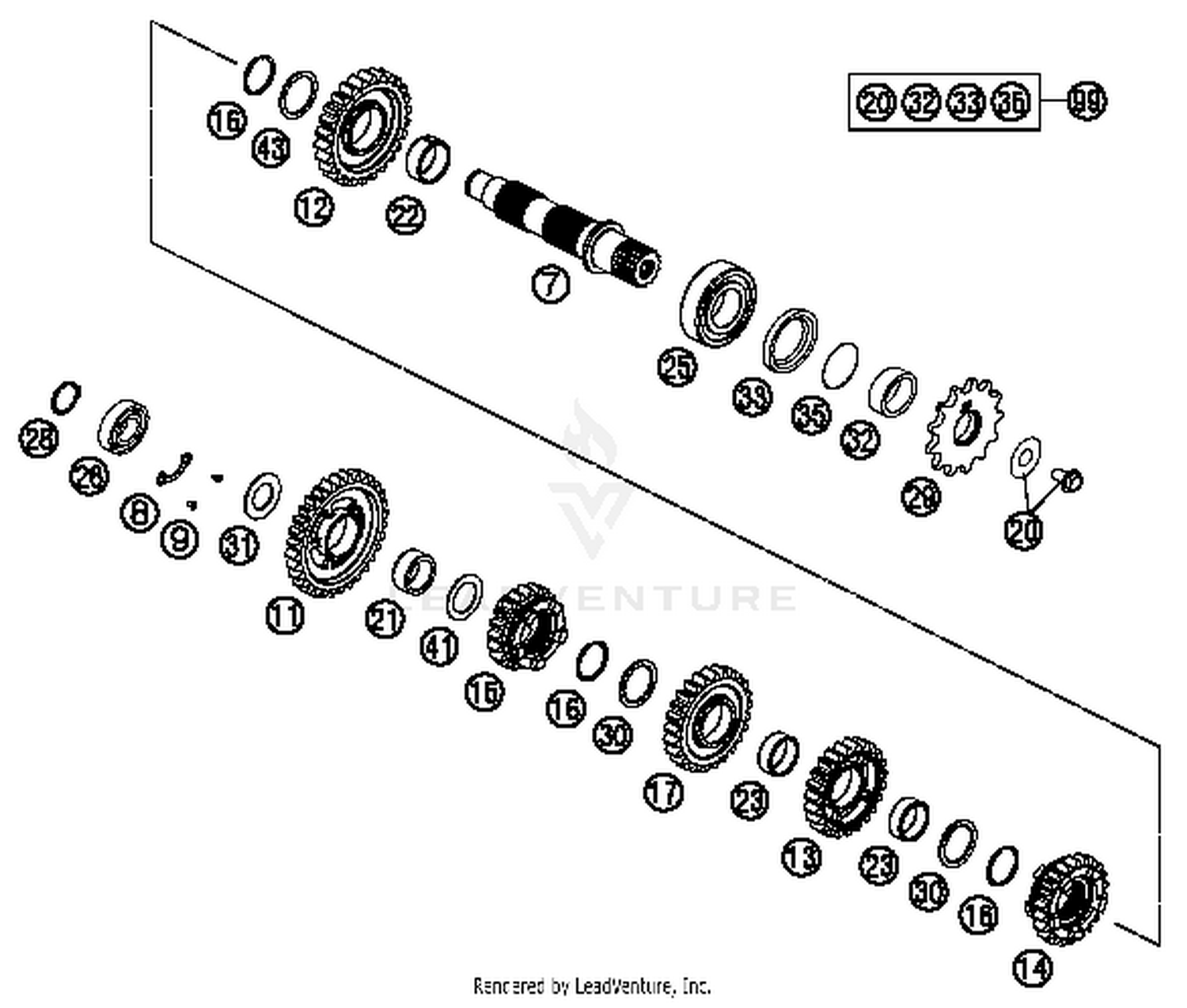 Transmission Ii - Countershaft