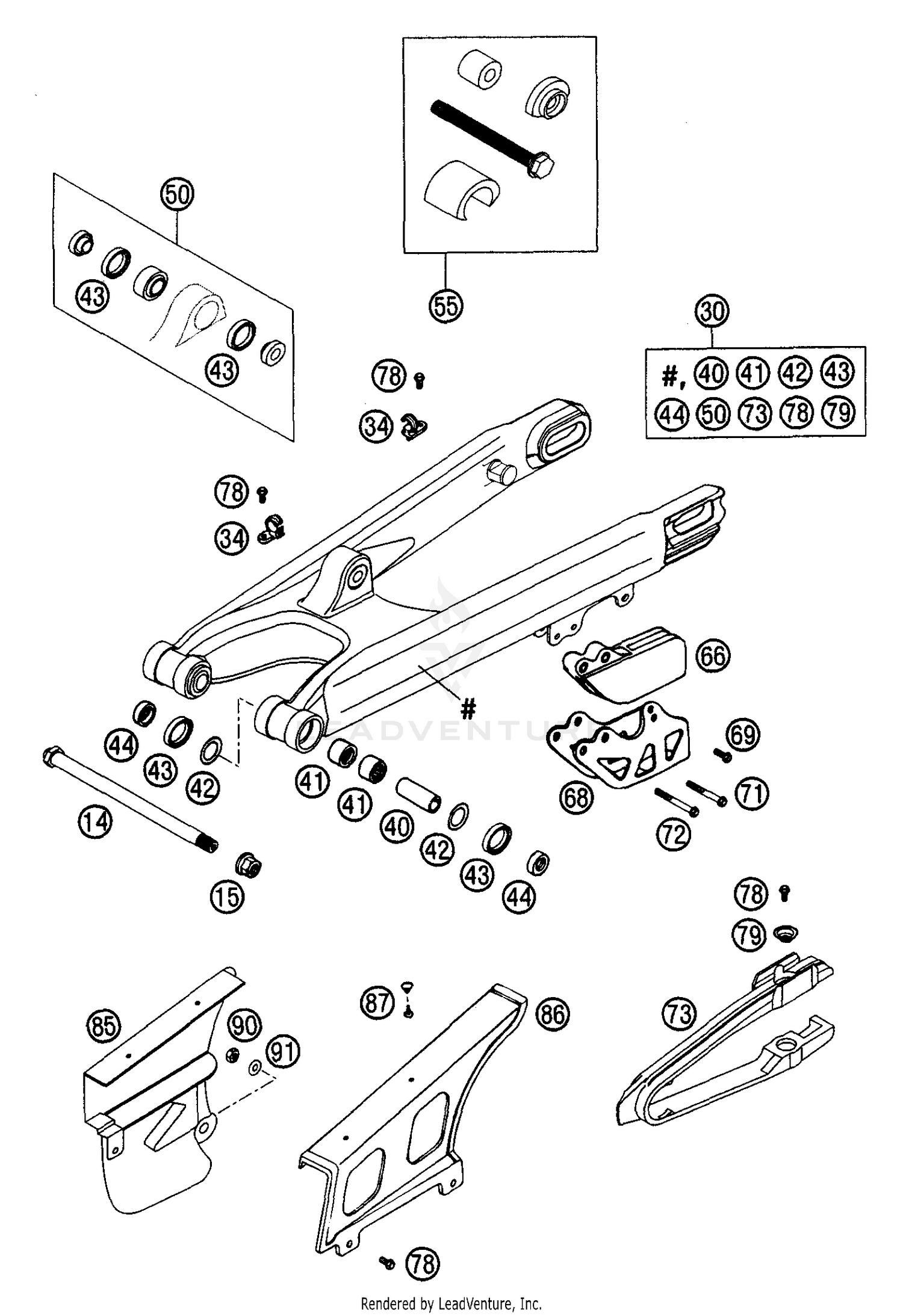 Swingarm, Chain Guard