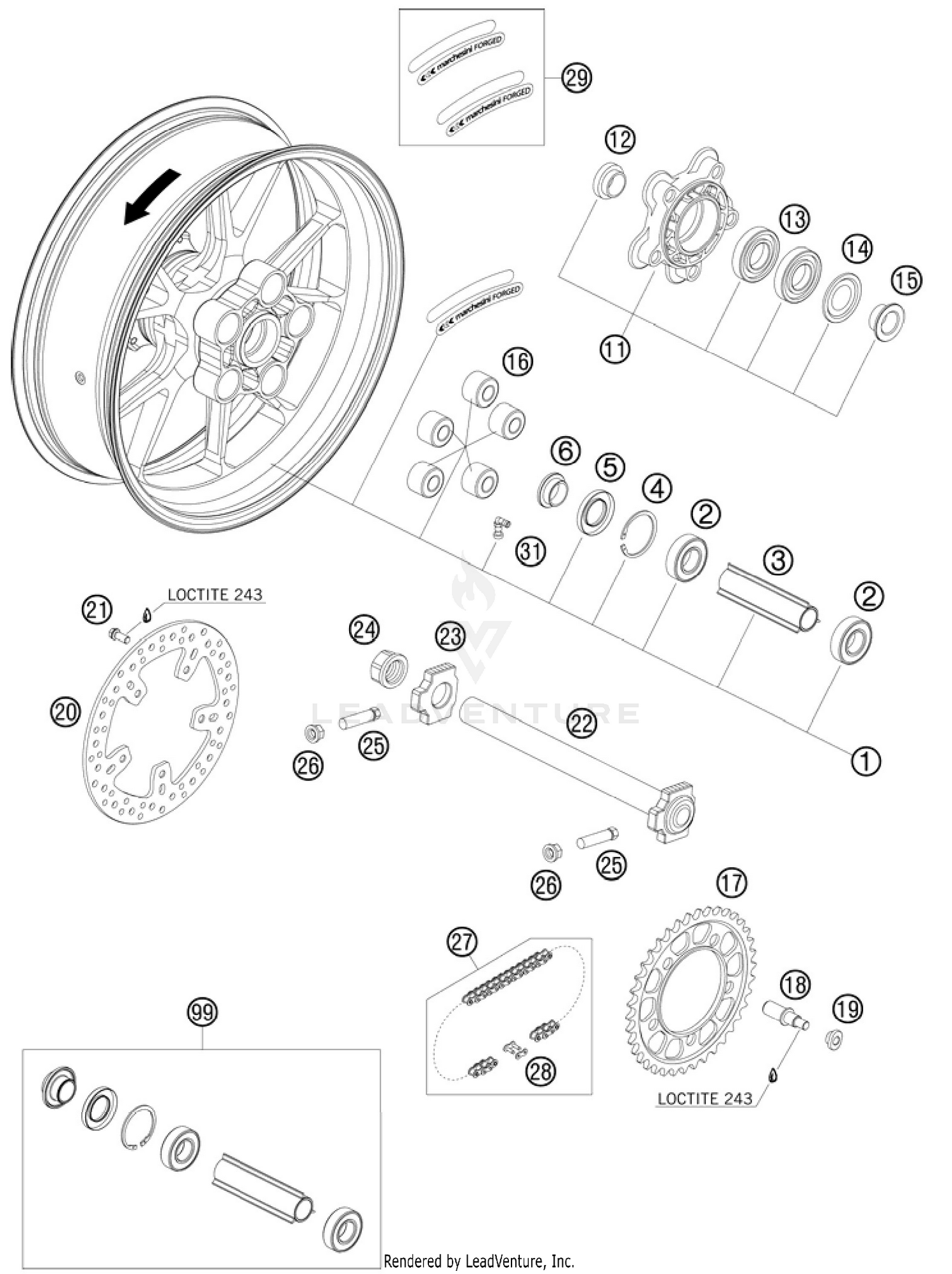 Rear Wheel