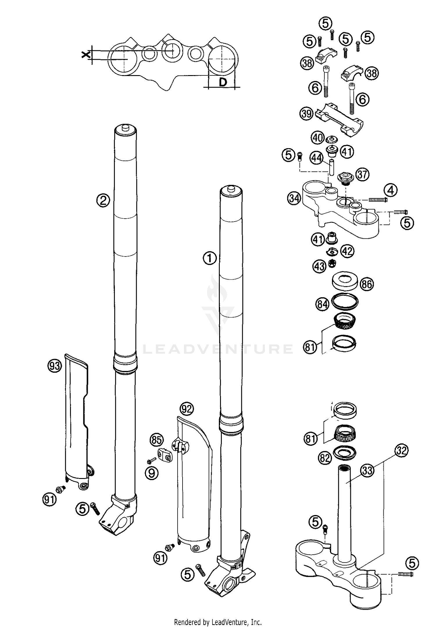 Front Fork WP USD 48