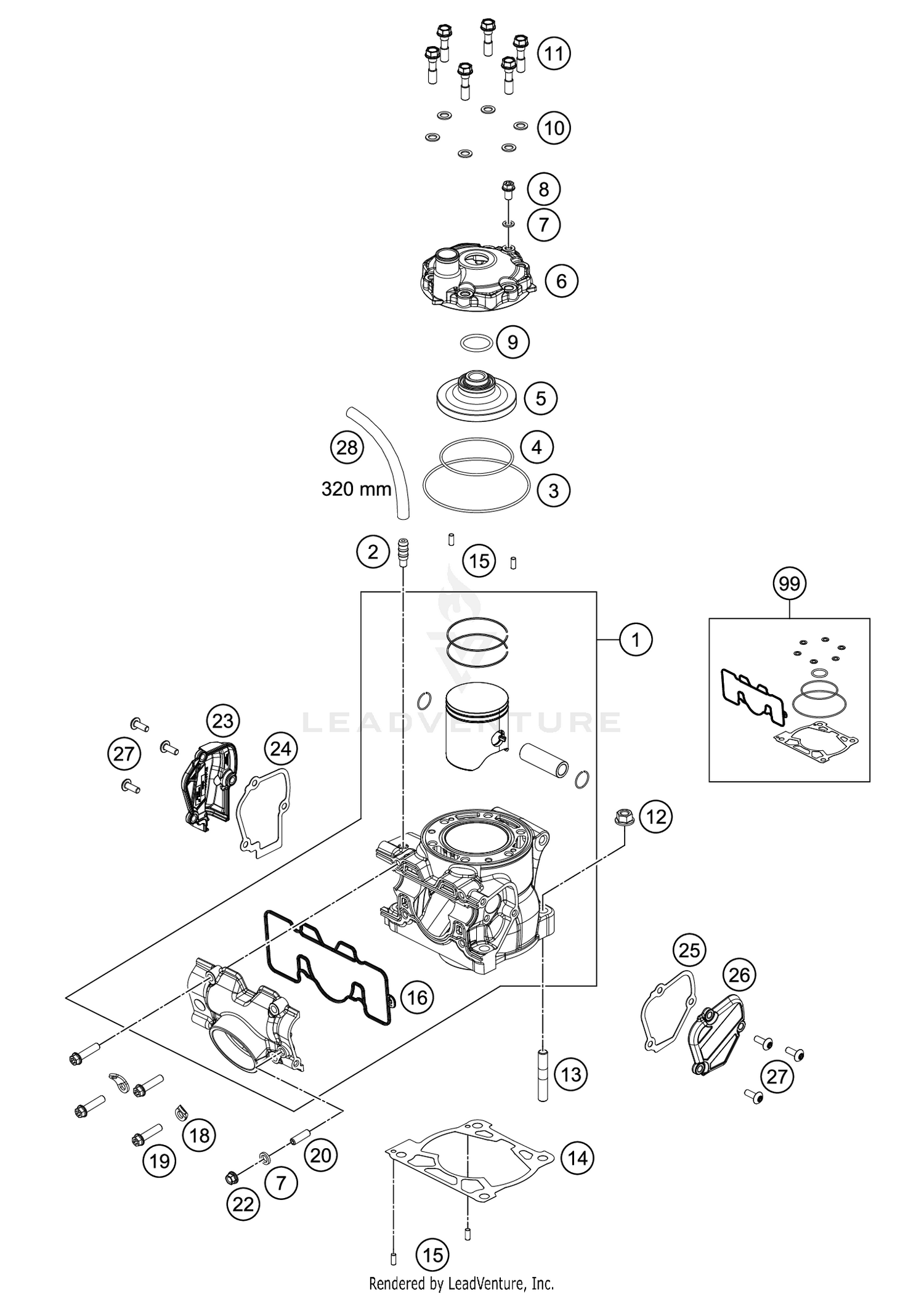 CYLINDER, CYLINDER HEAD