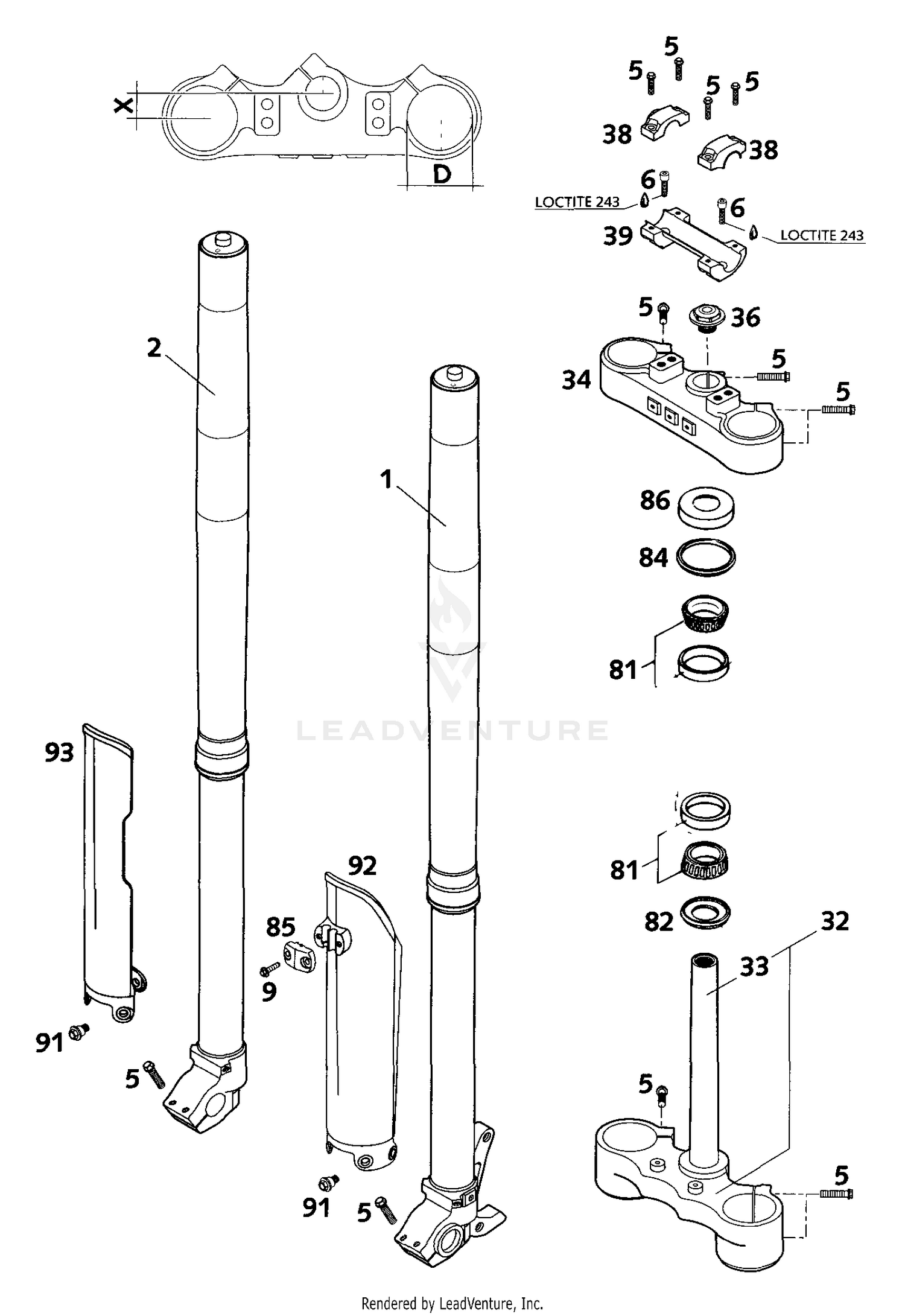 Front Fork WP USD 43