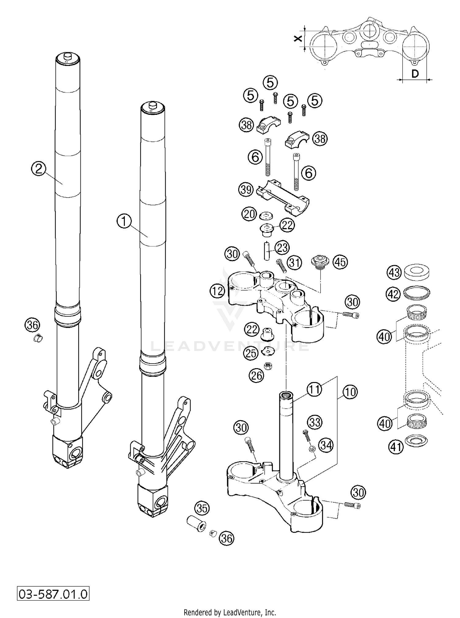 Front Fork WP USD 43