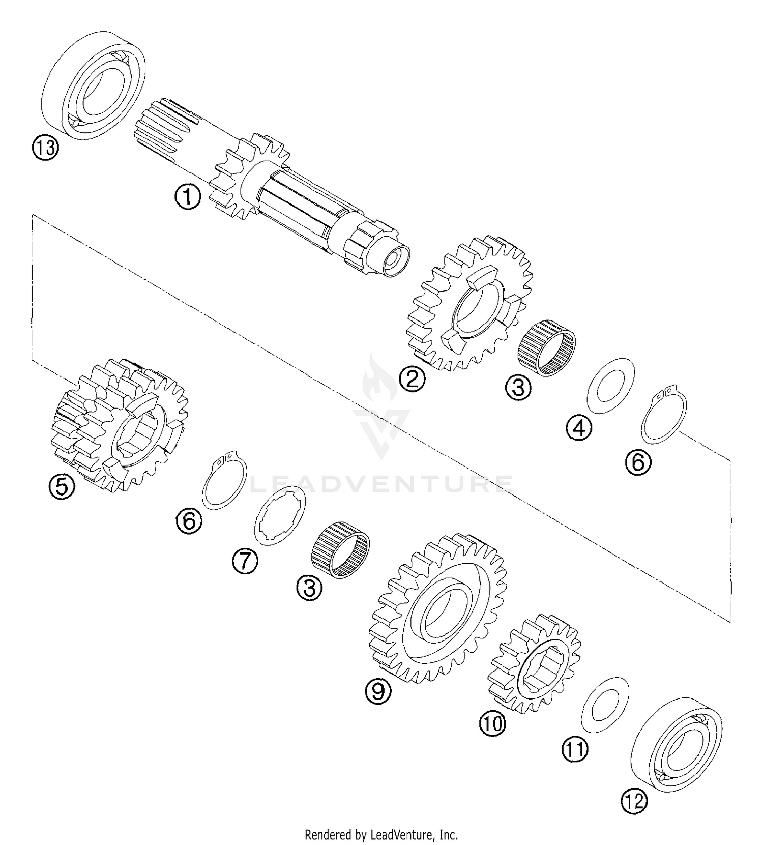 Transmission I - Main Shaft (EU)