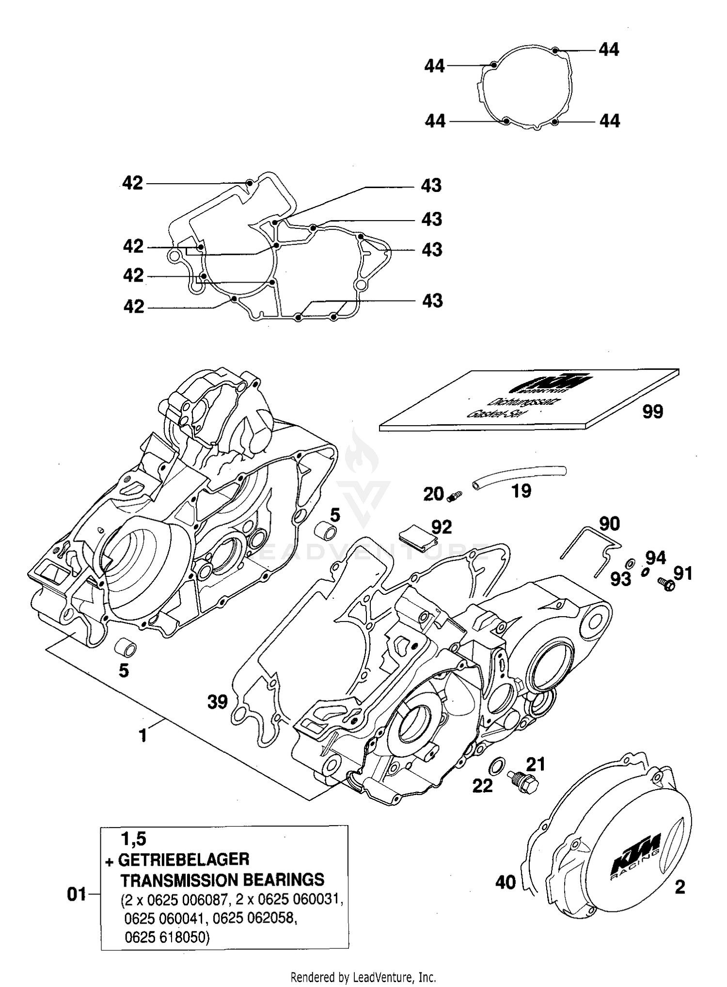 Engine Case With Oilpump