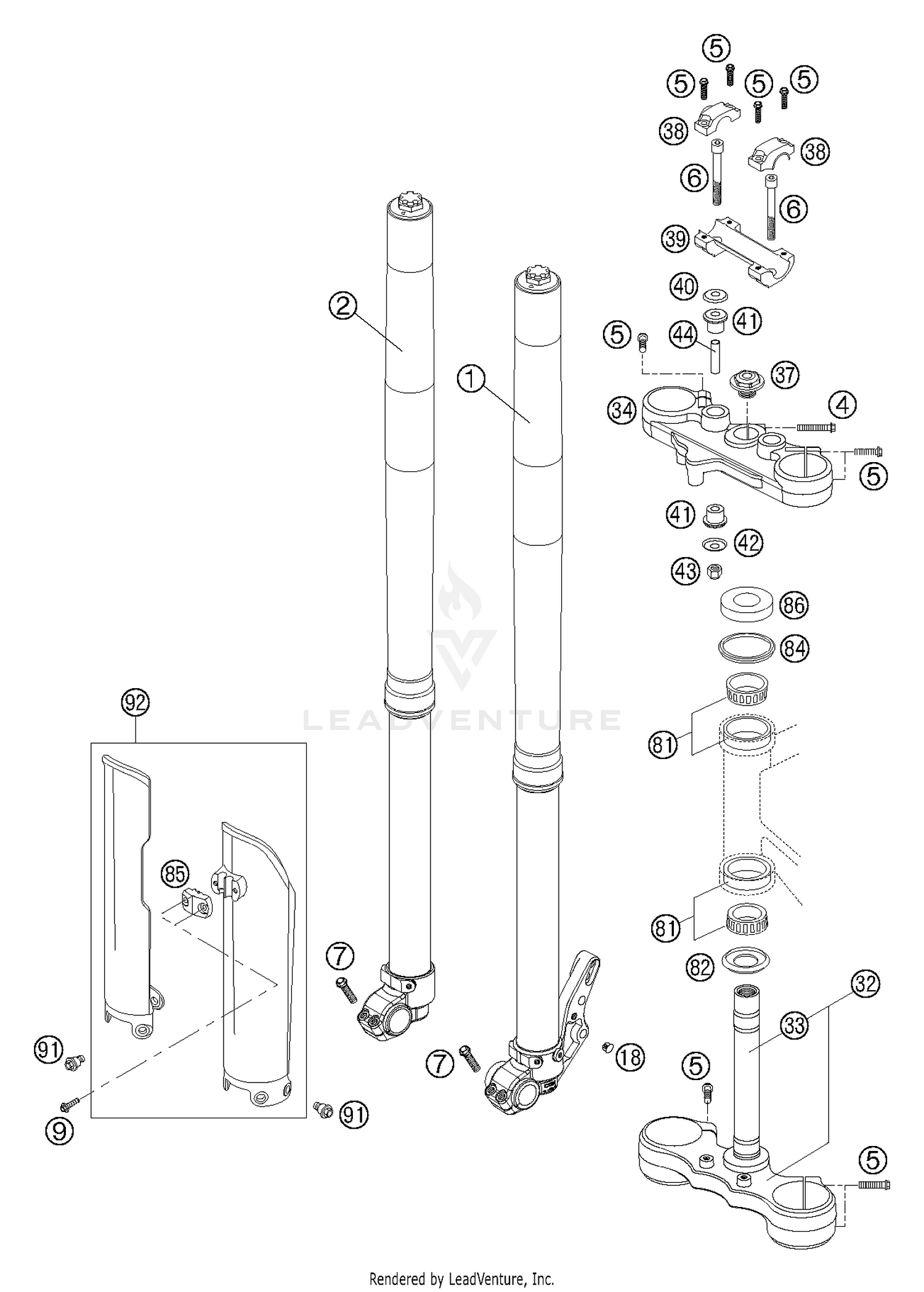 Front Fork WP USD 48