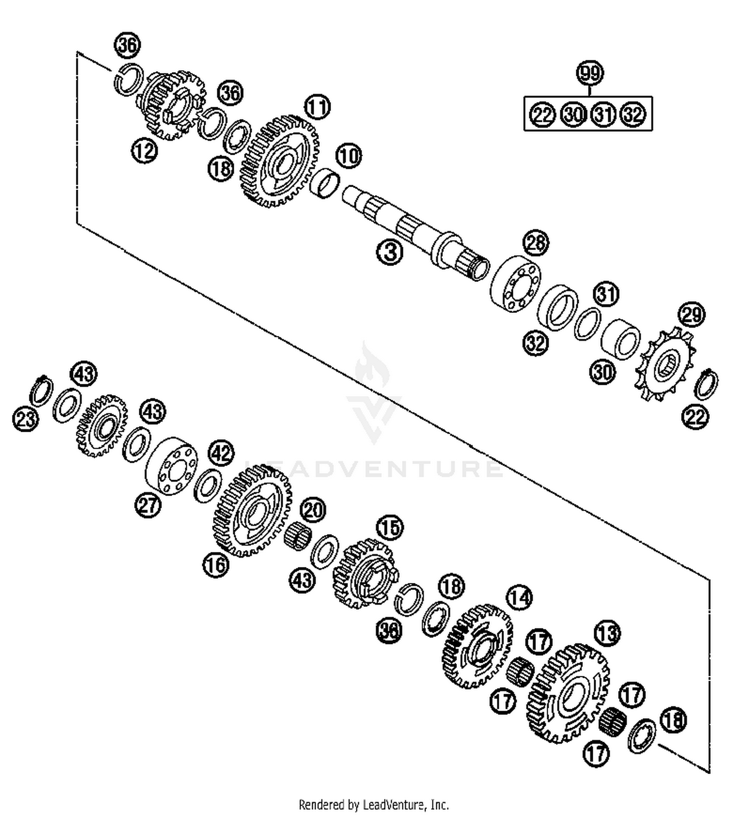 Transmission II - Countershaft