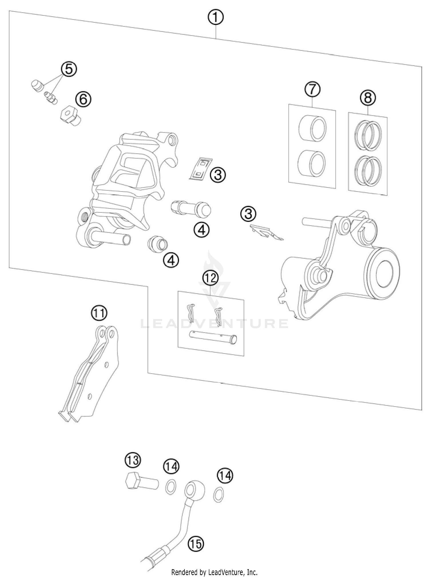 Brake Caliper Rear