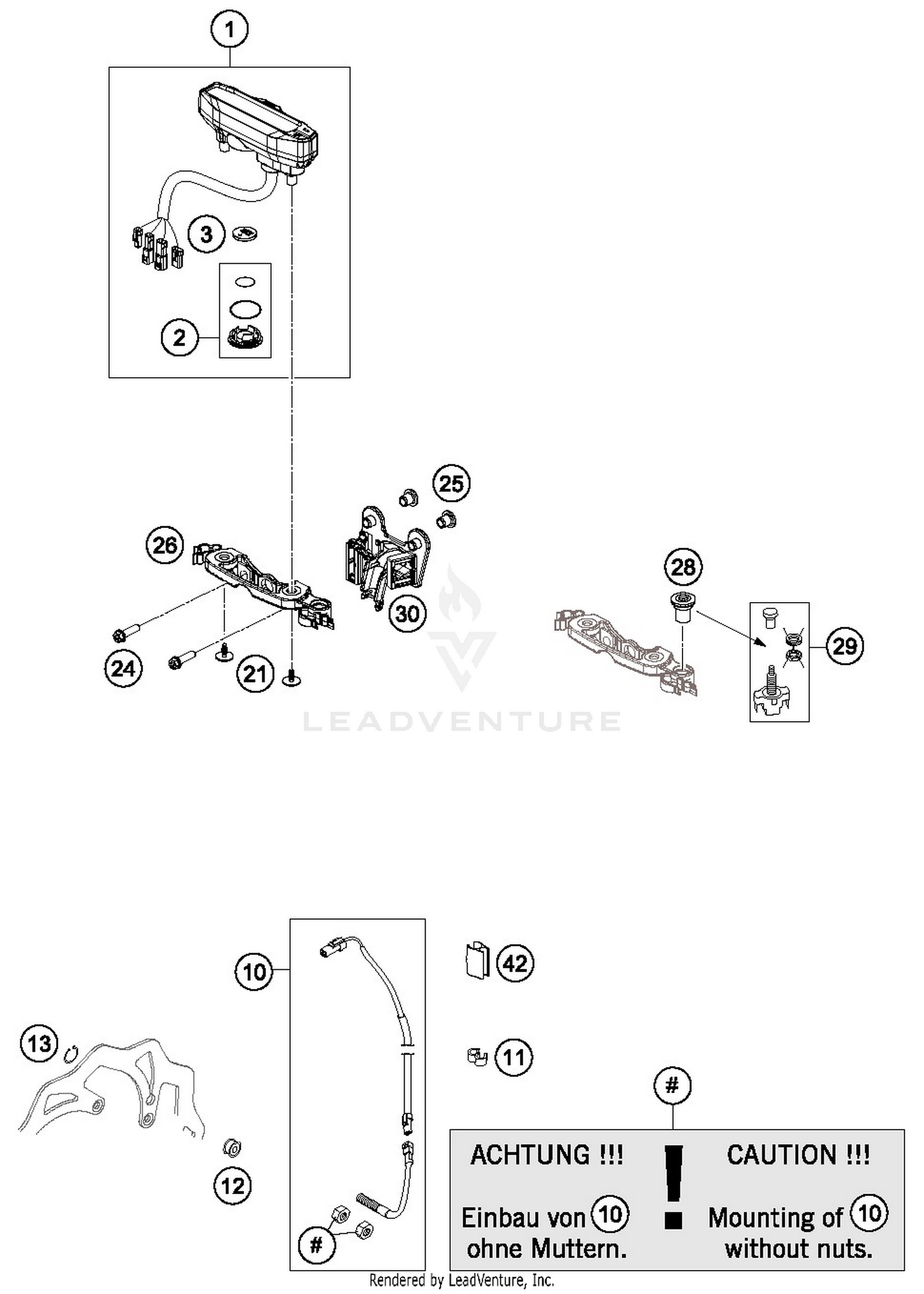 Instruments, Locking System