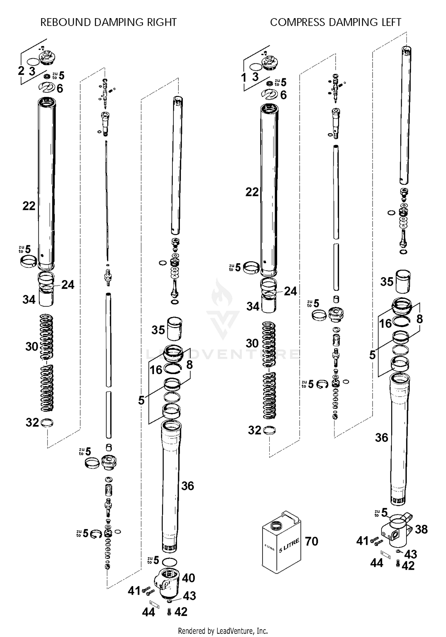 Fork Legs WP Extreme