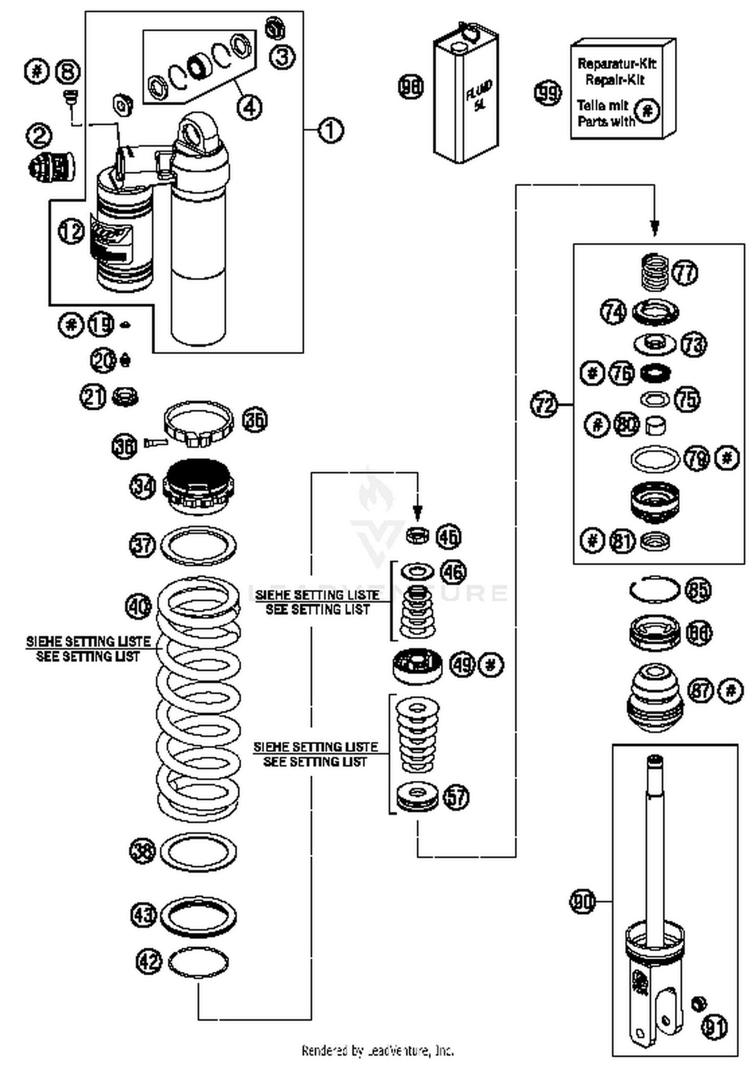 Shock Absorber, Disassembled