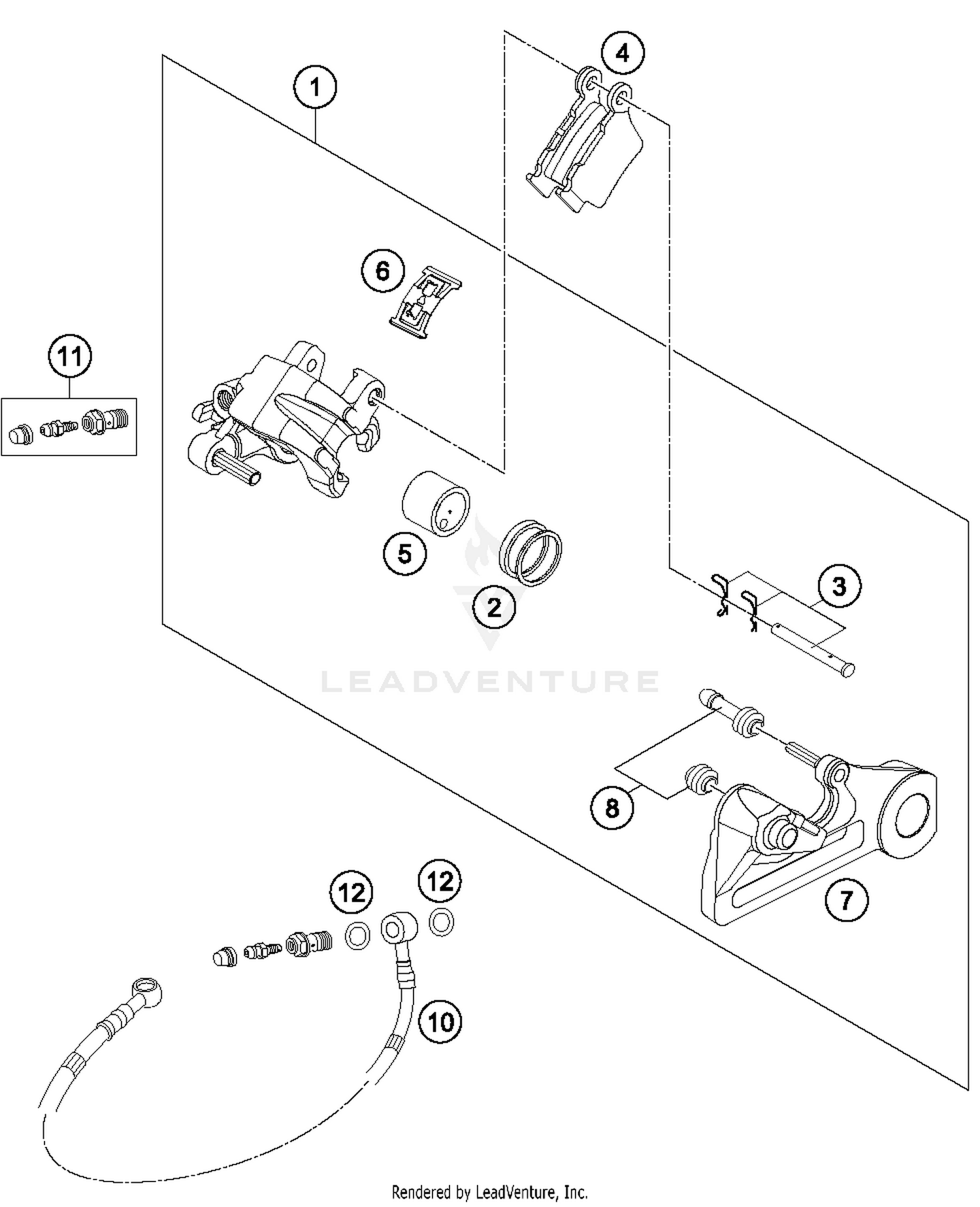 Brake Caliper Rear