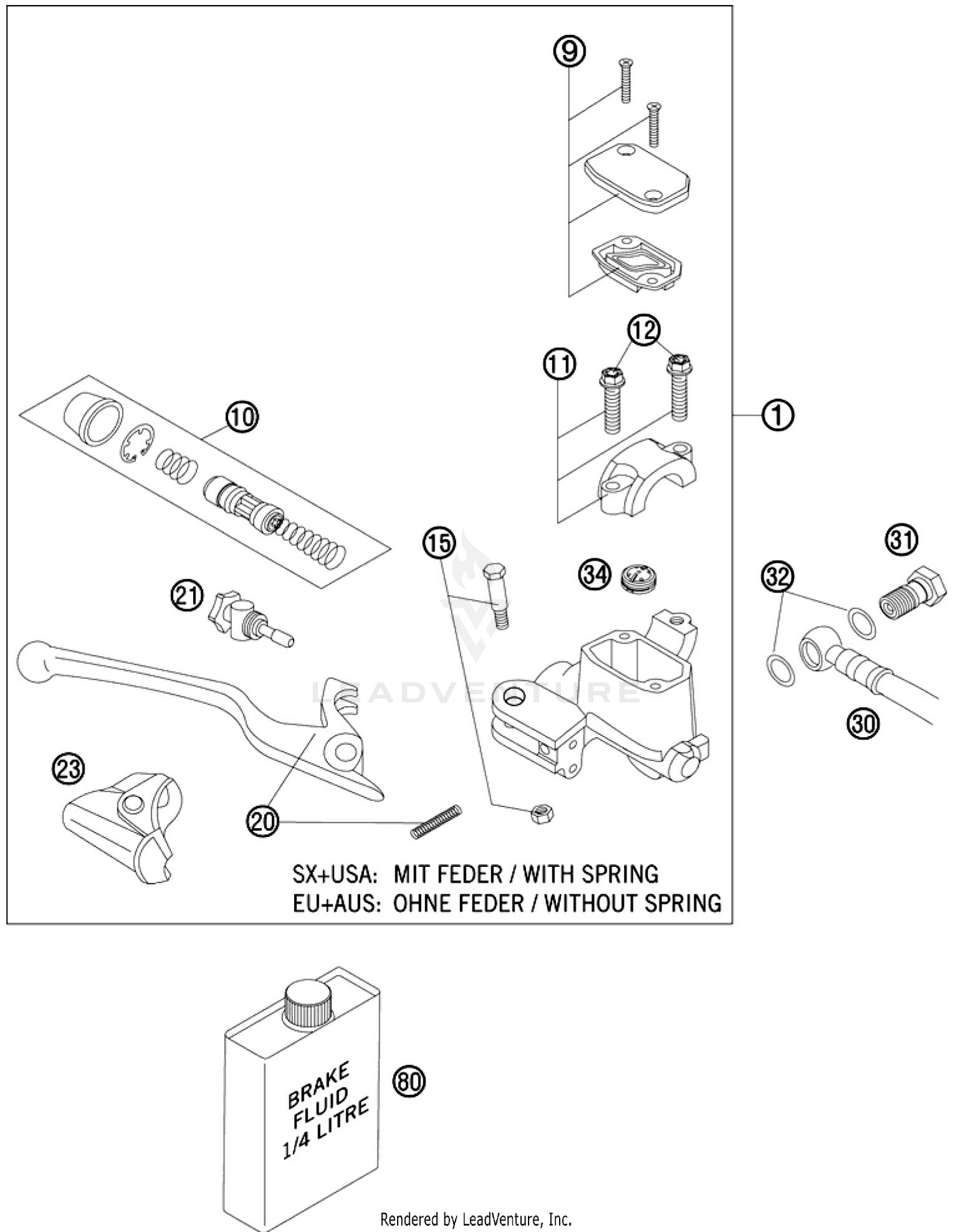 Hand Brake Cylinder