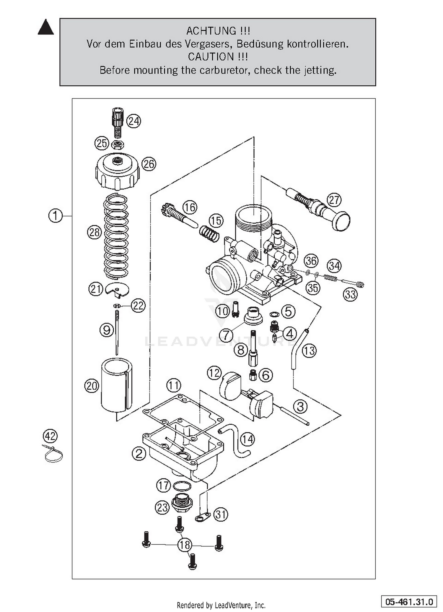 Carburaeor Mikuni VM24