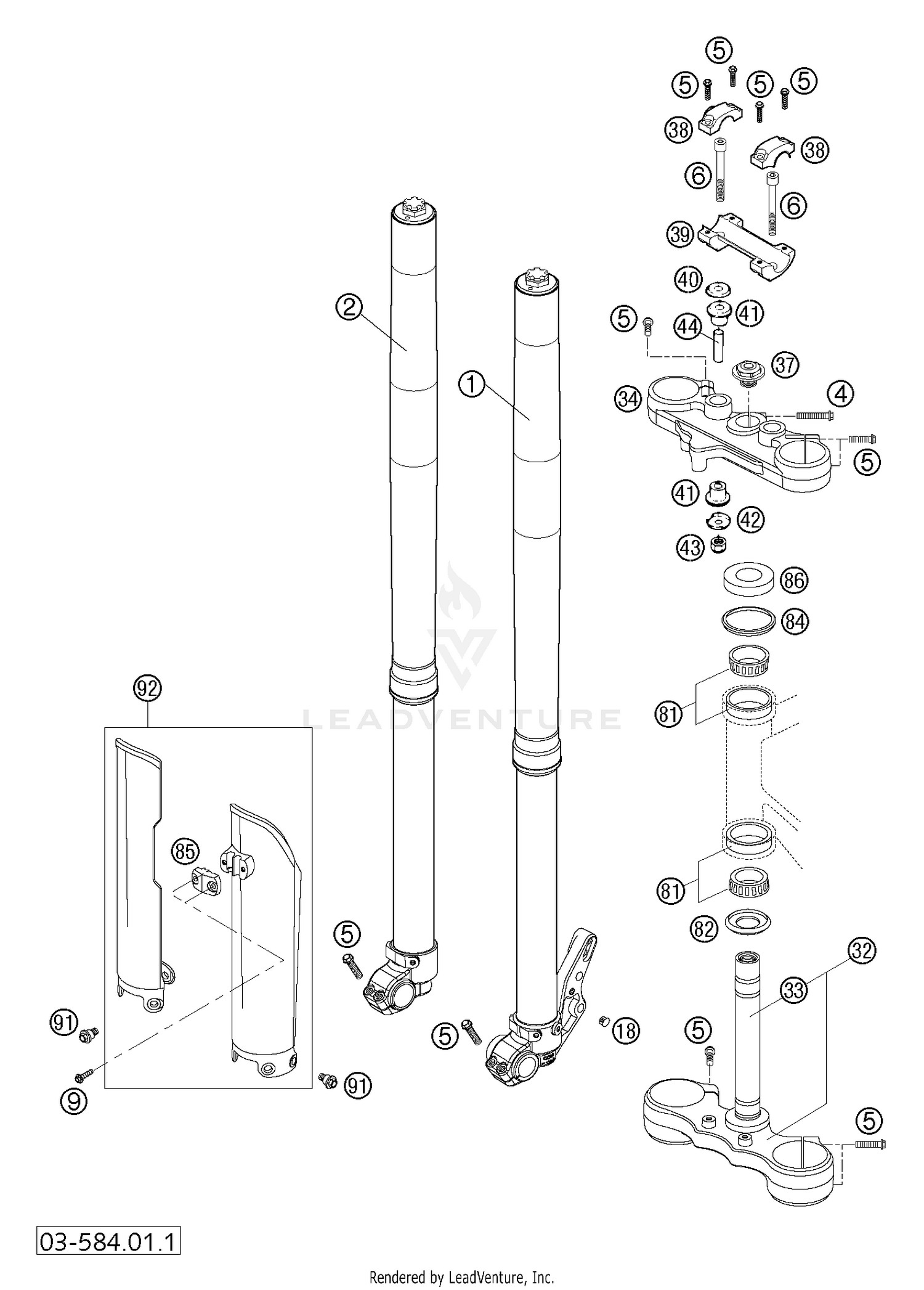 Front Fork WP USD 48
