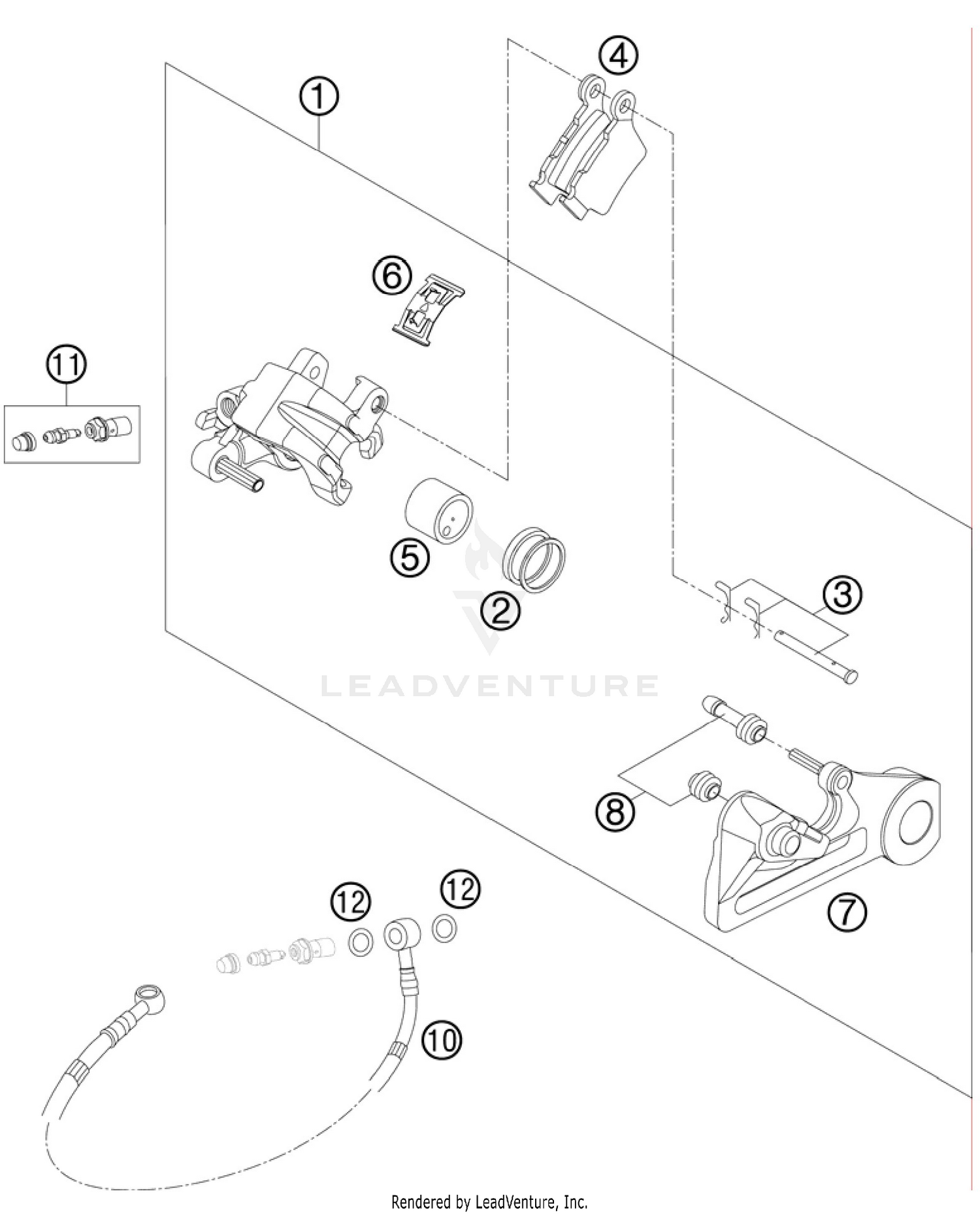 Brake Caliper Rear