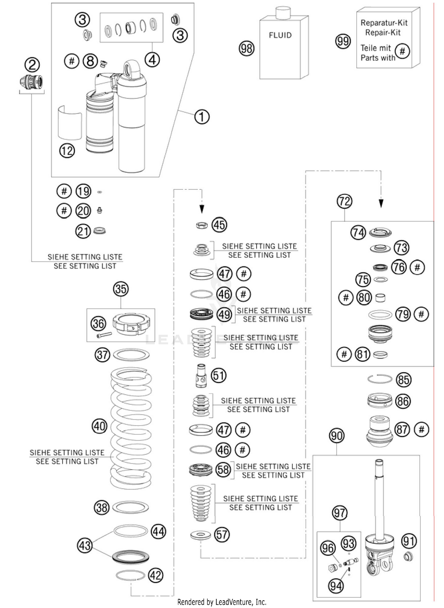 Shock Absorber Disassembled