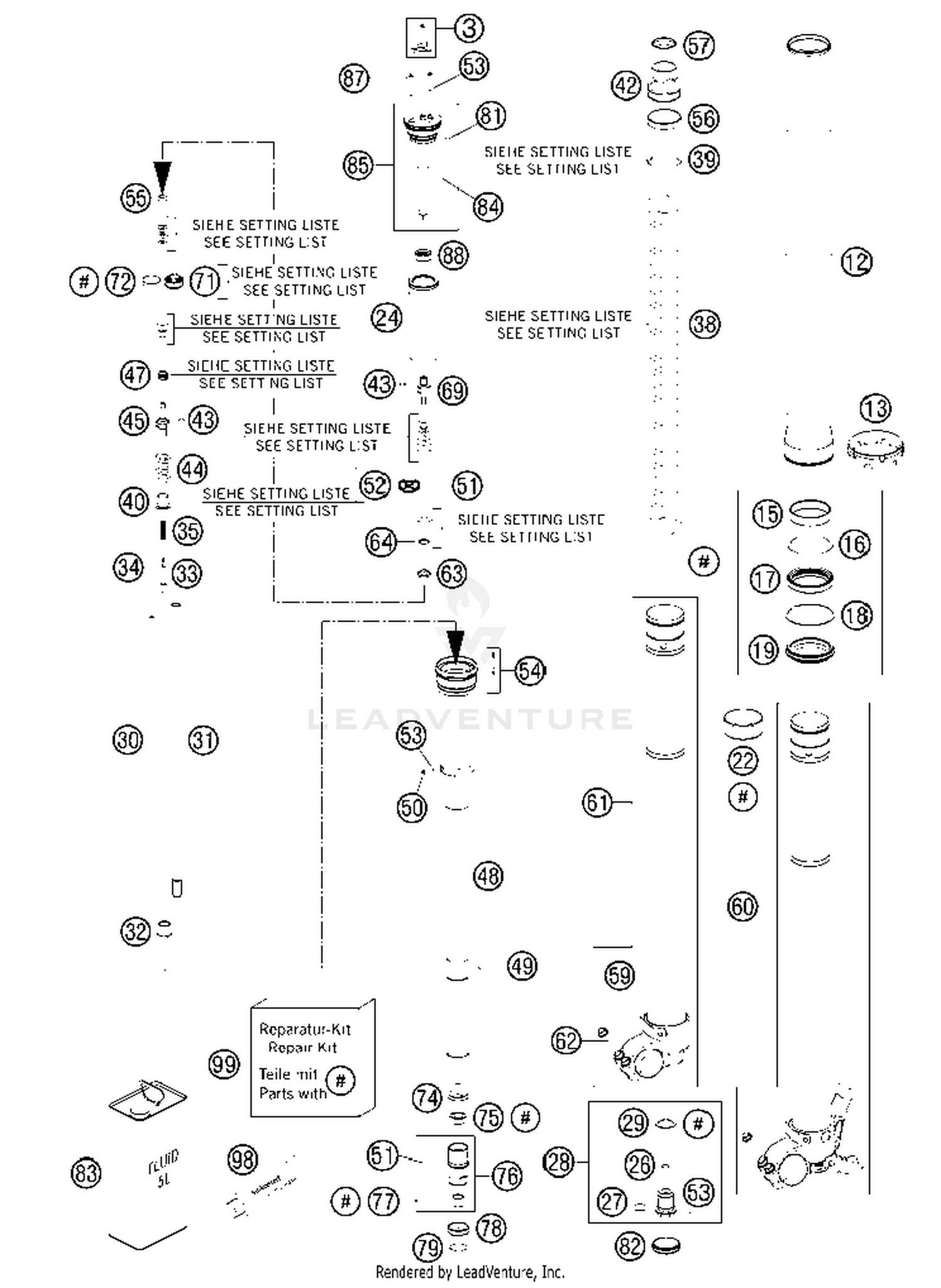 Front Fork Disassembled