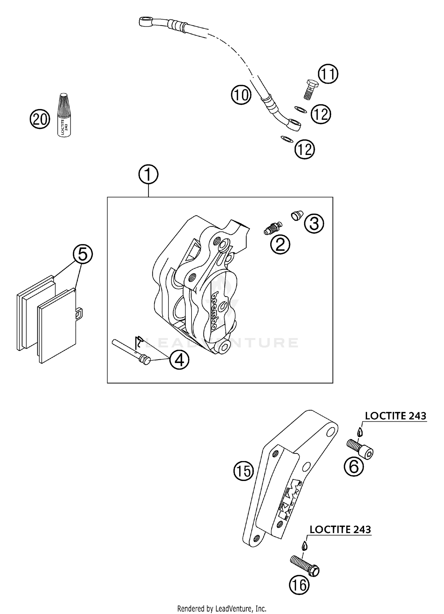 Brake Caliper Front