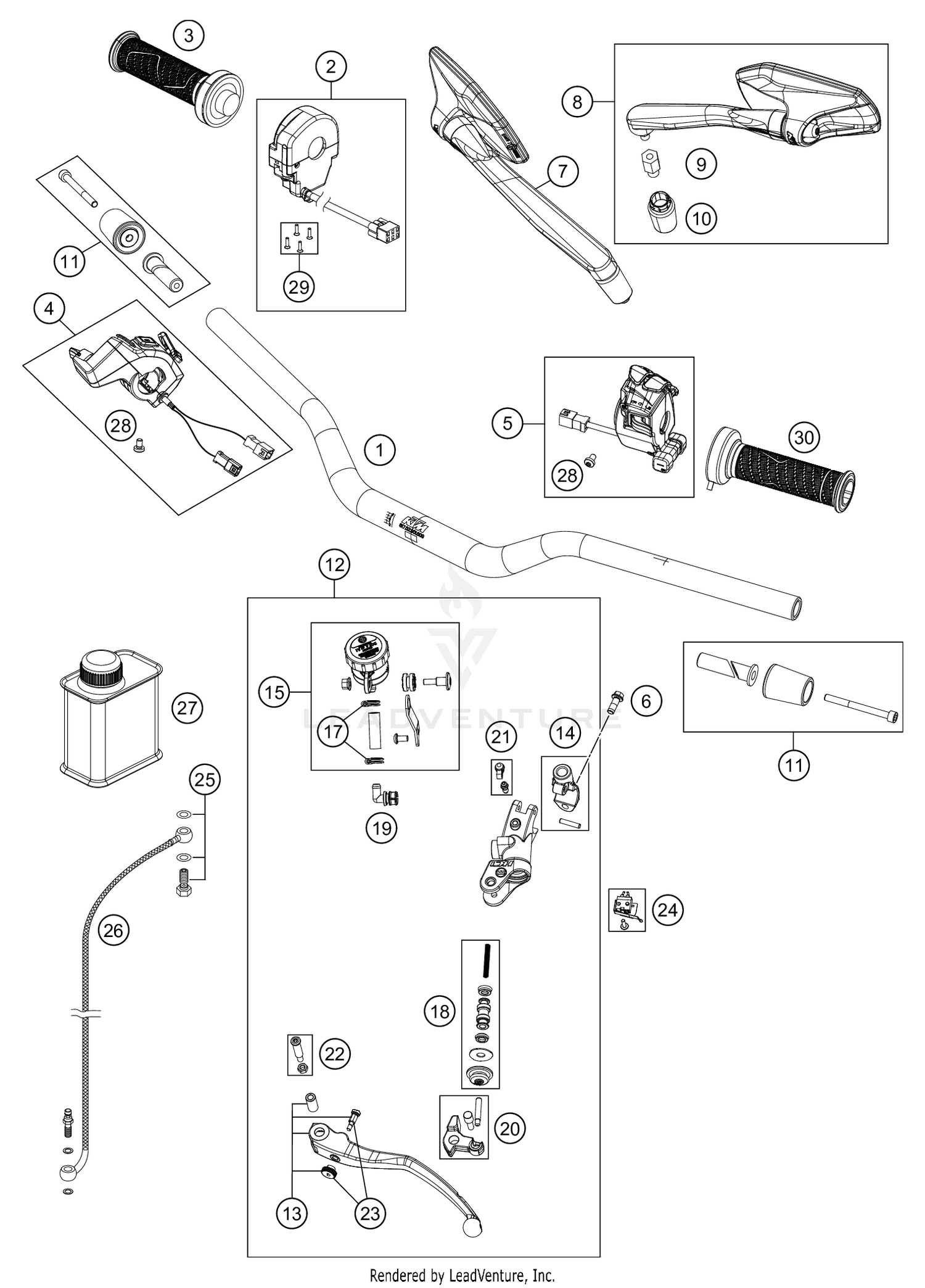 HANDLEBAR, CONTROLS