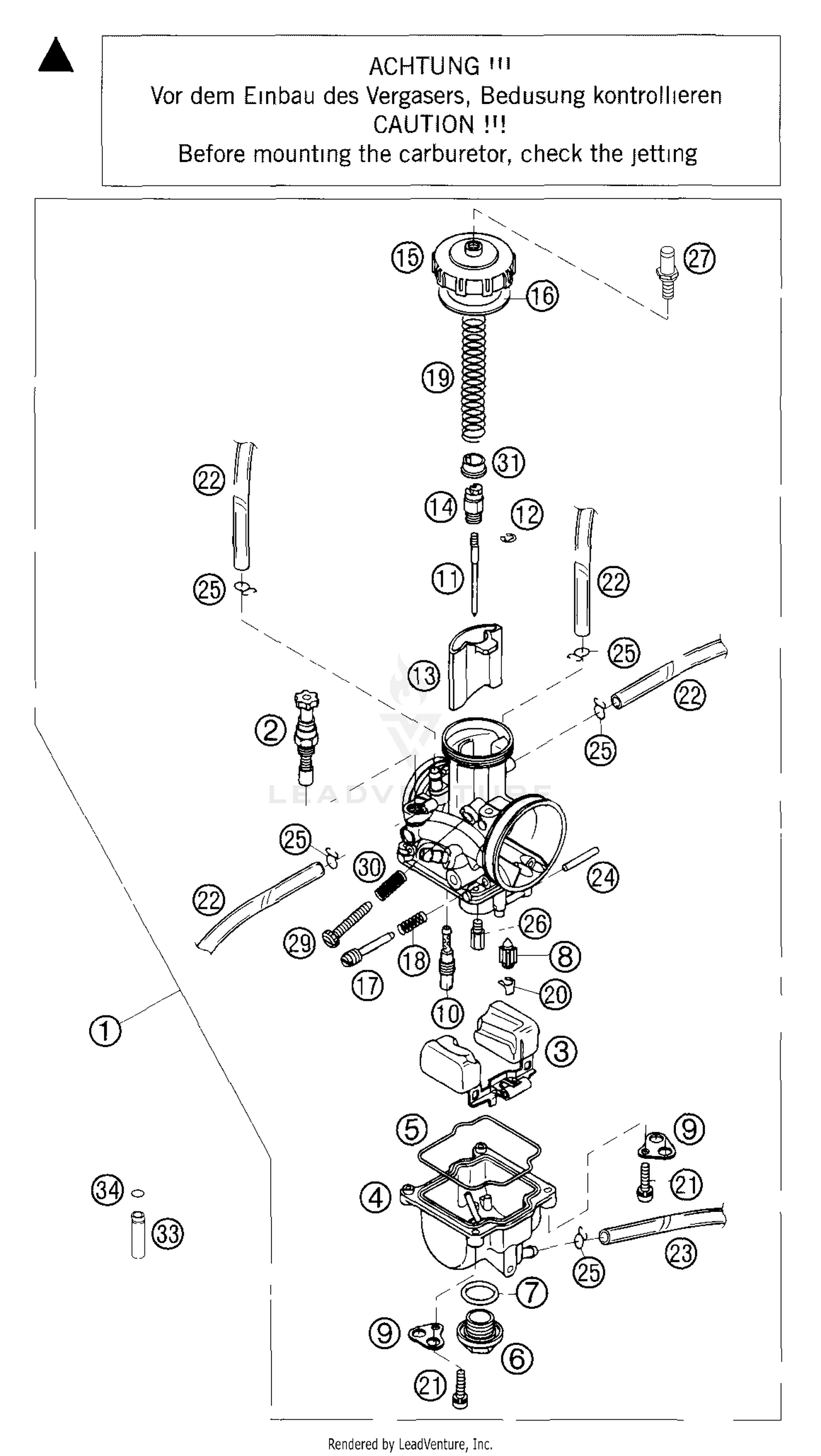 Carburetor Keihin PWK