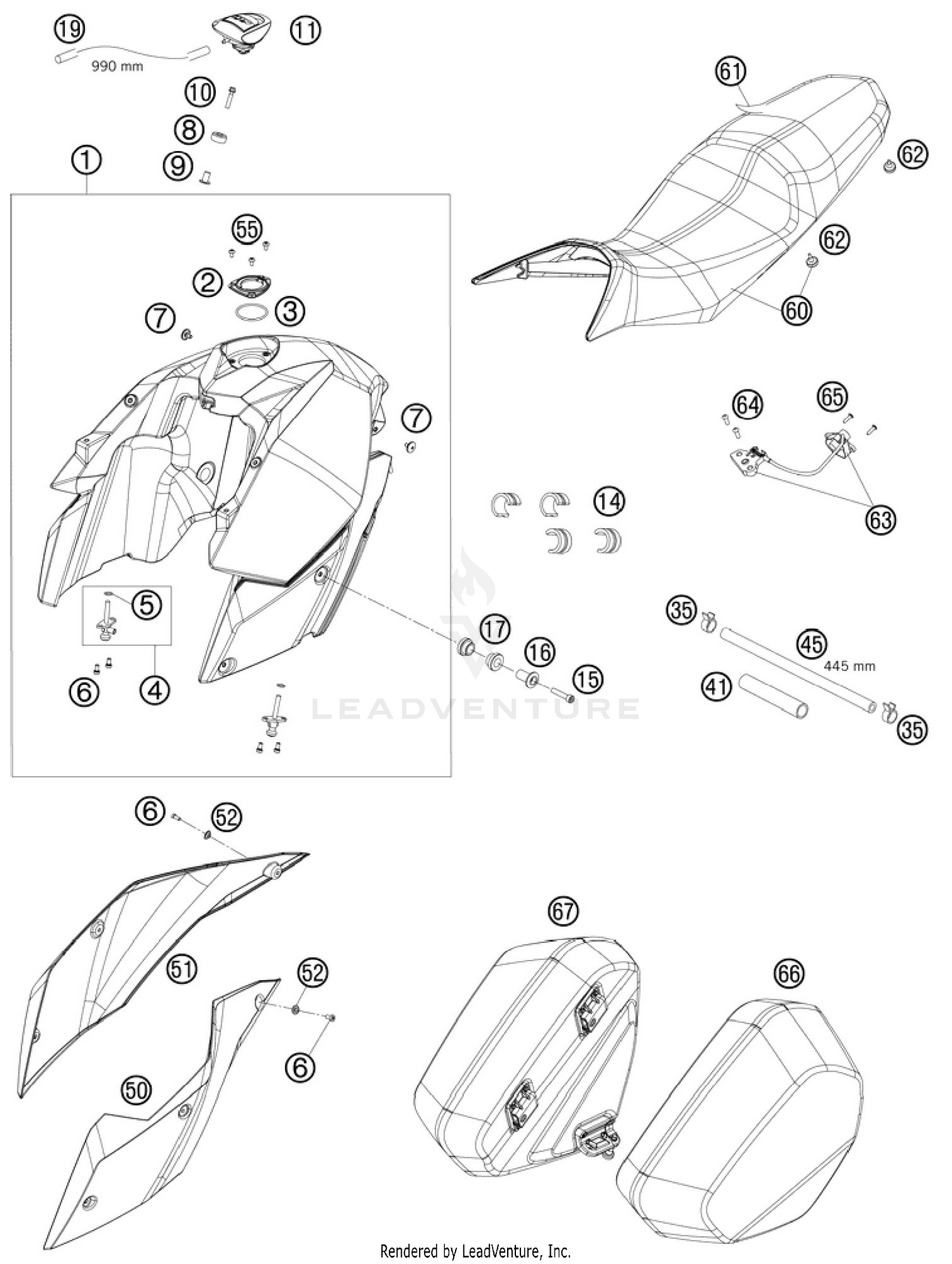 Tank, Seat Cover