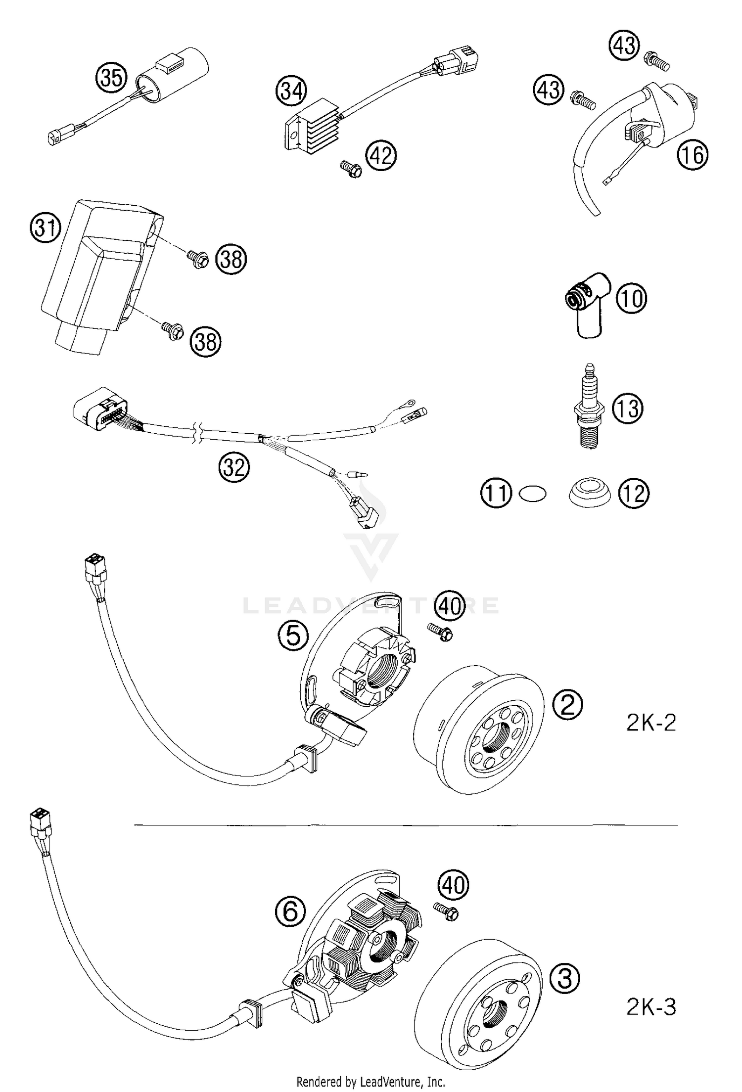 Ignition System 2K-2 + 2K-3