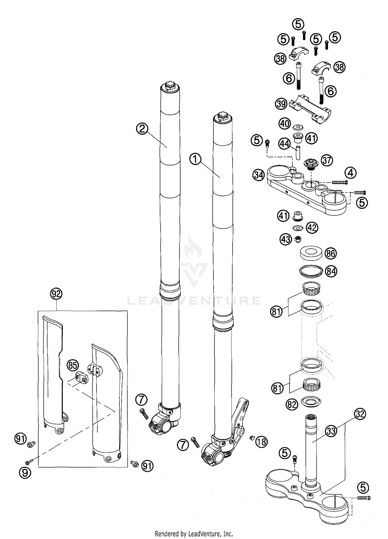 Front Fork WP USD 48