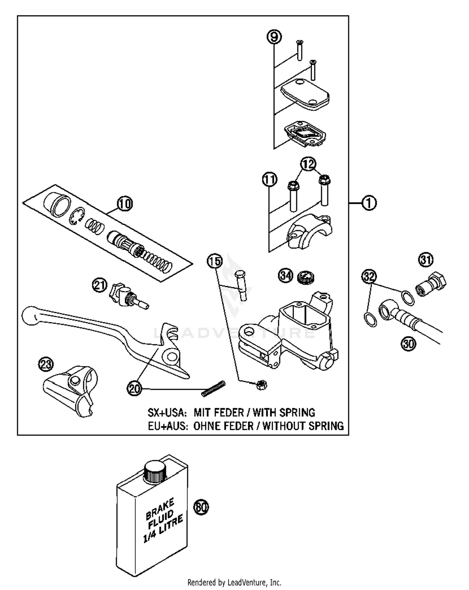 Hand Brake Cylinder