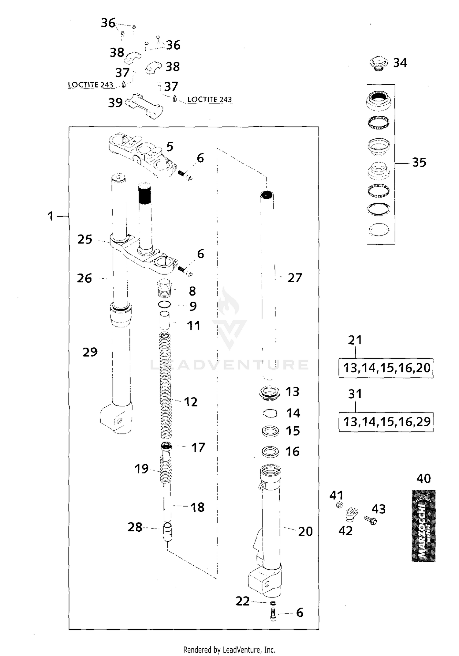 Front Fork Marzocchi