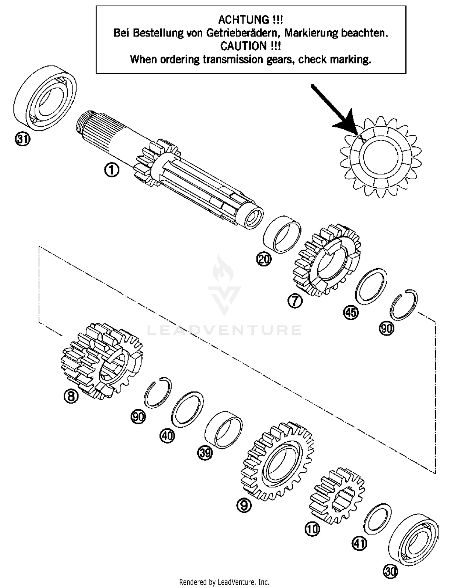 Transmission I - Main Shaft