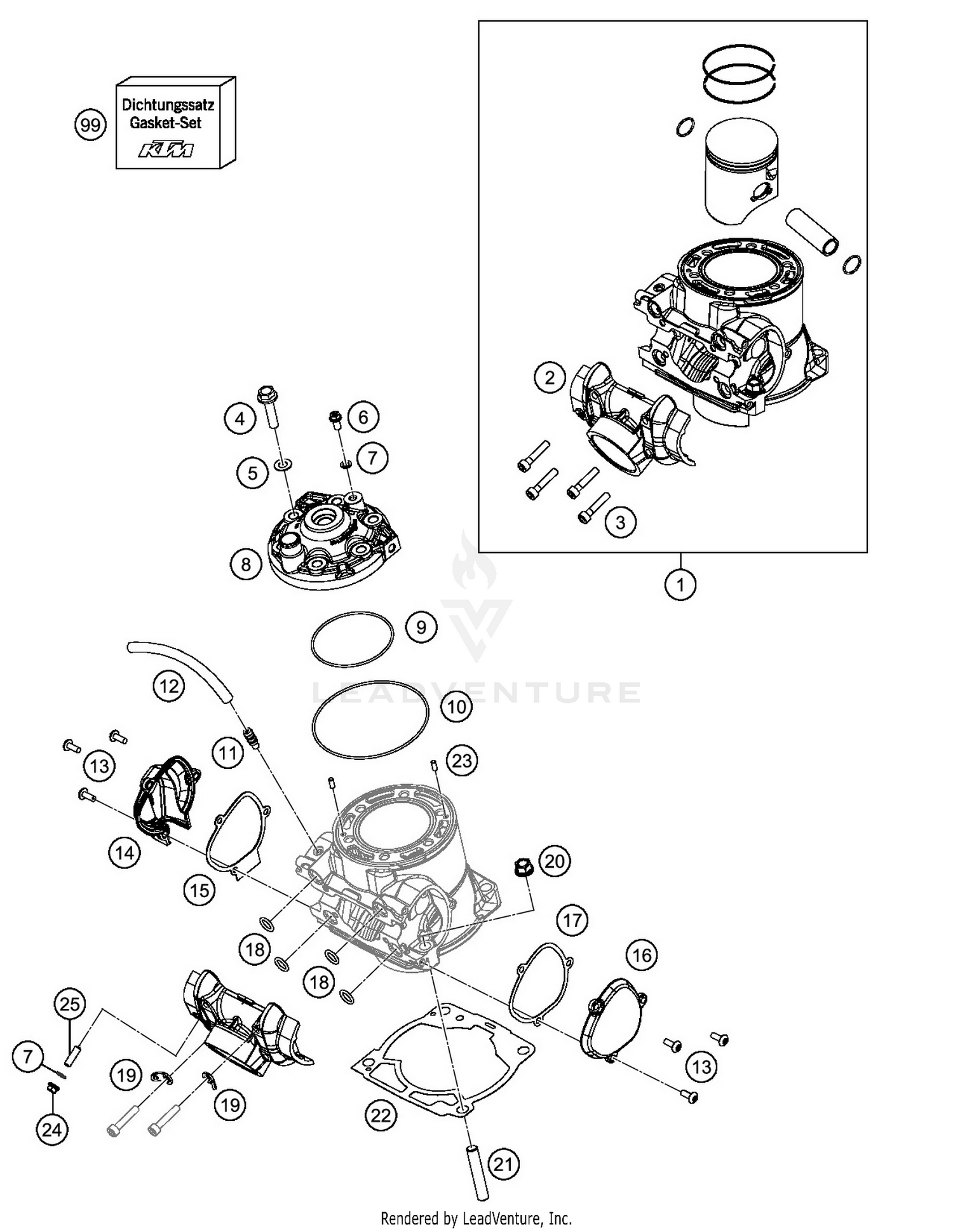 CYLINDER, CYLINDER HEAD