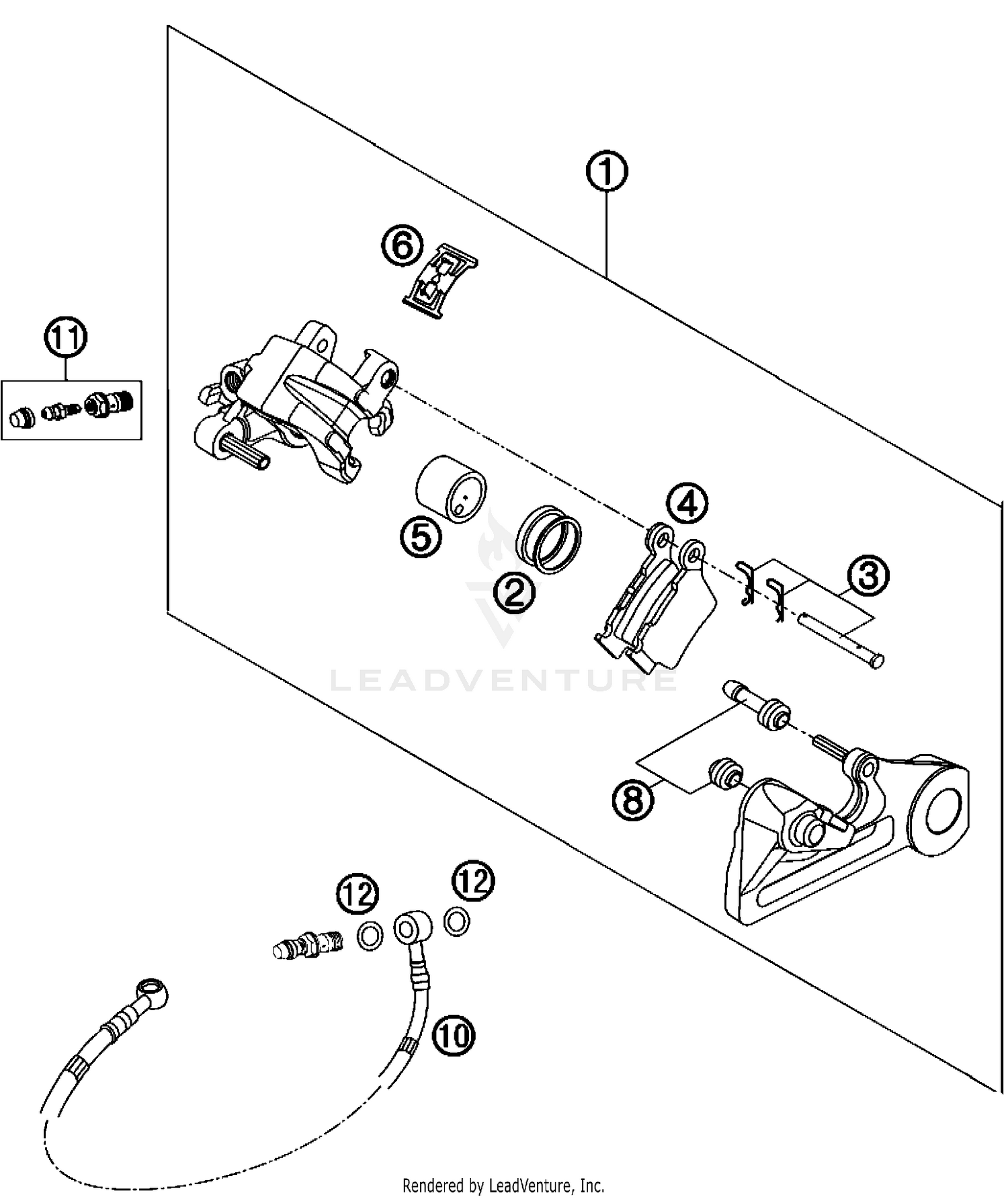 Brake Caliper Rear