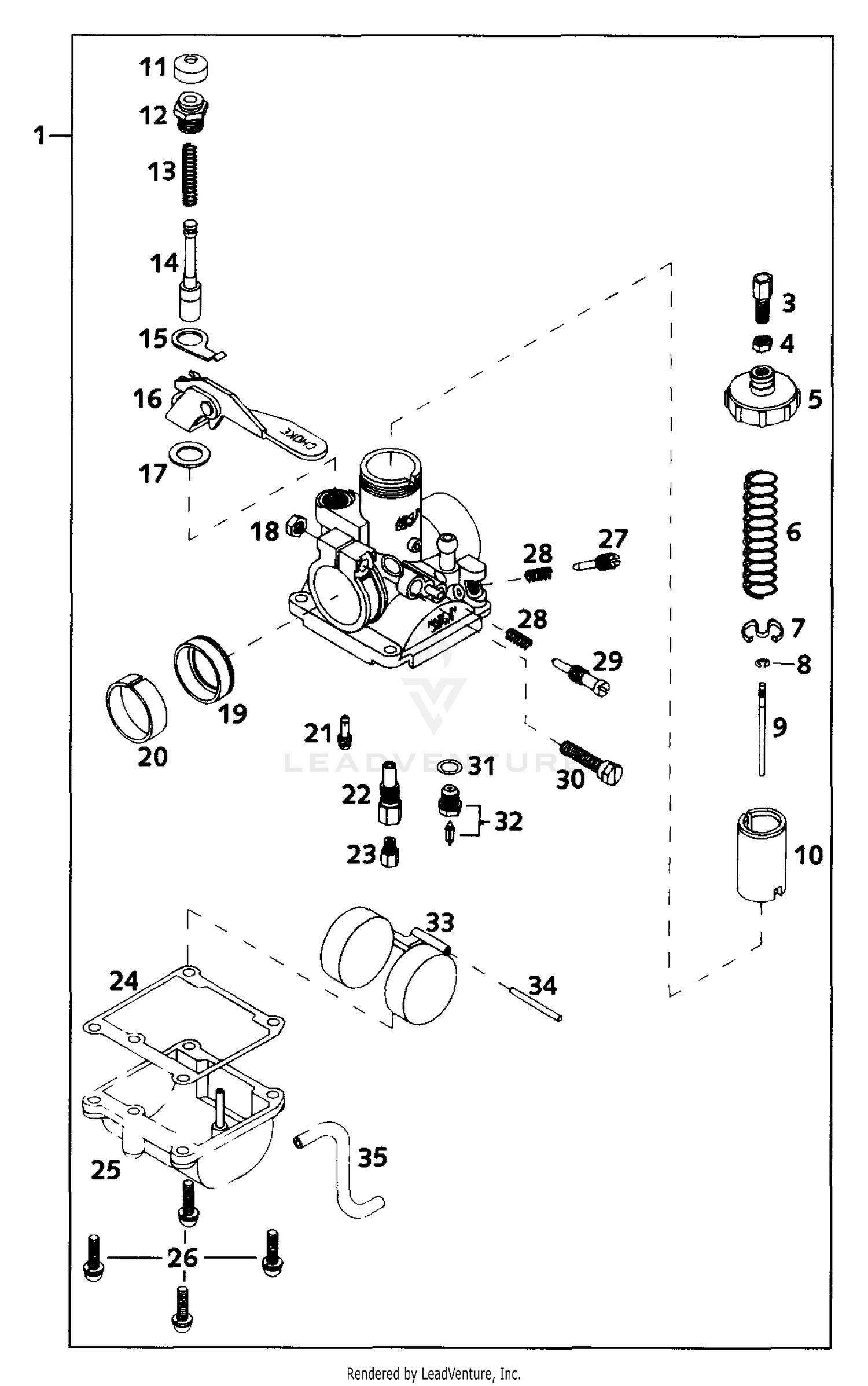 Carburetor Mikuni VM18