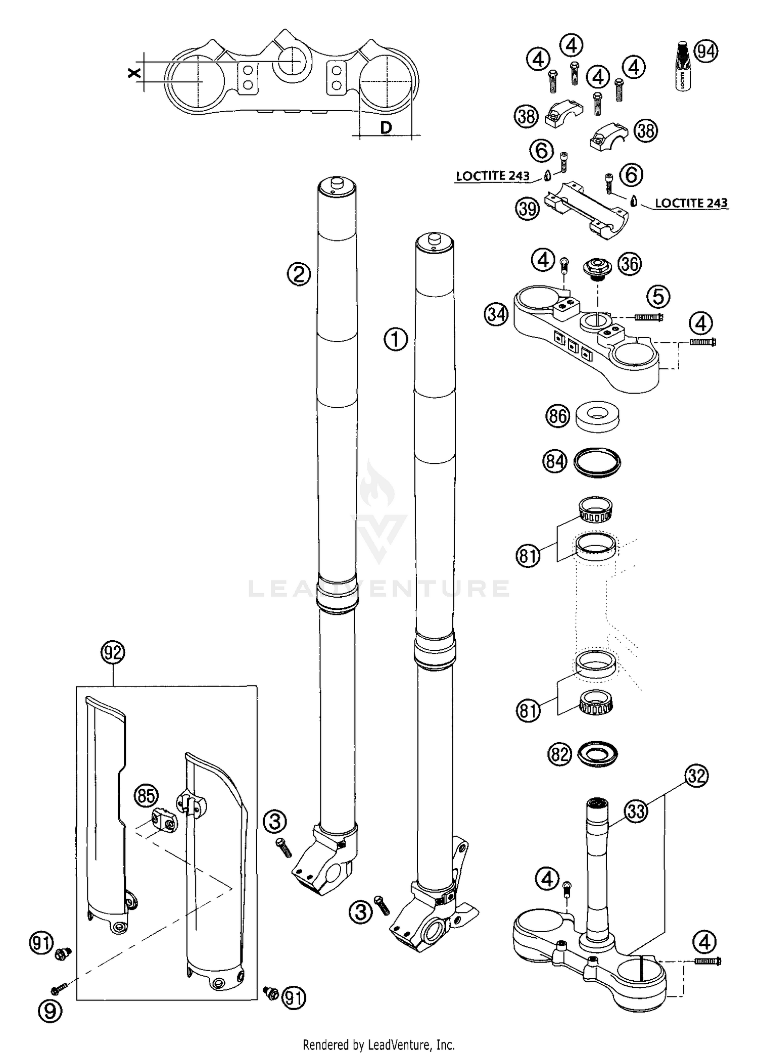 Front Fork WP USD 48