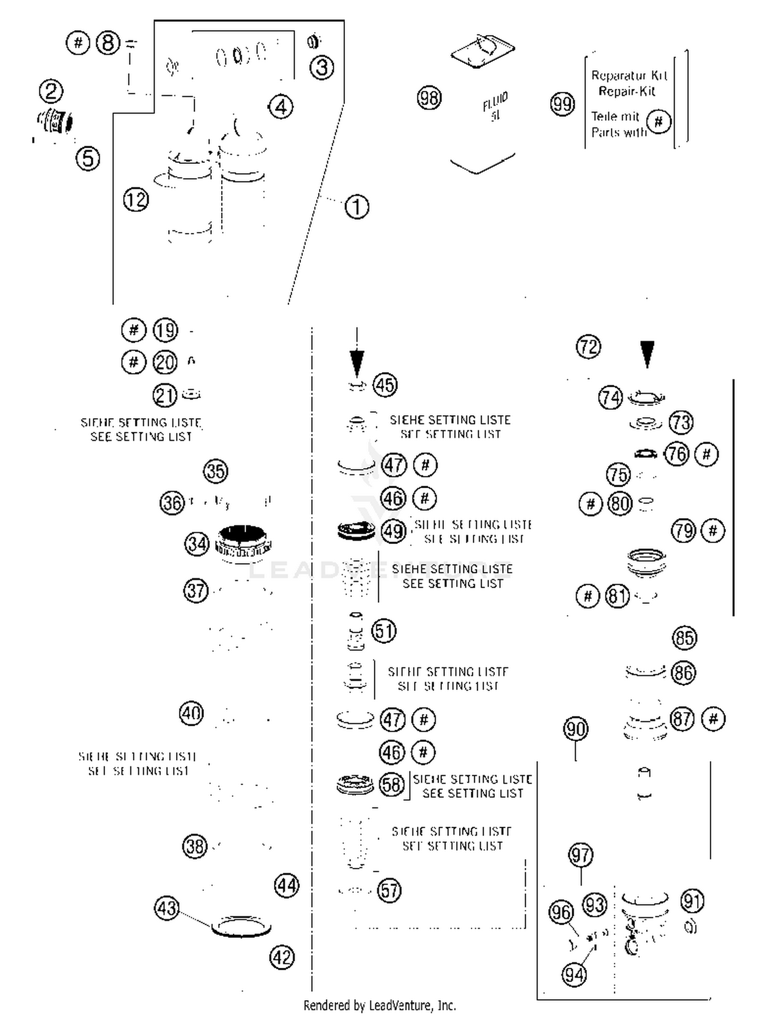 Shock Absorber Disassembled