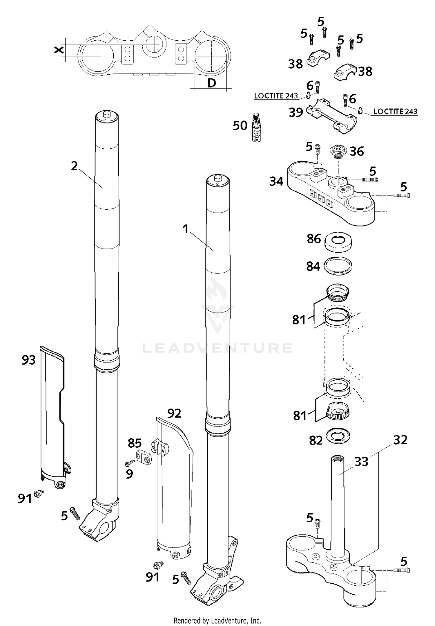 Front Fork WP USD 43