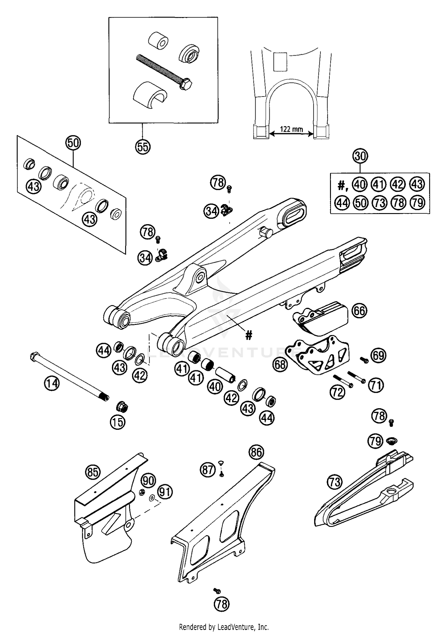 Swingarm, Chain Guard