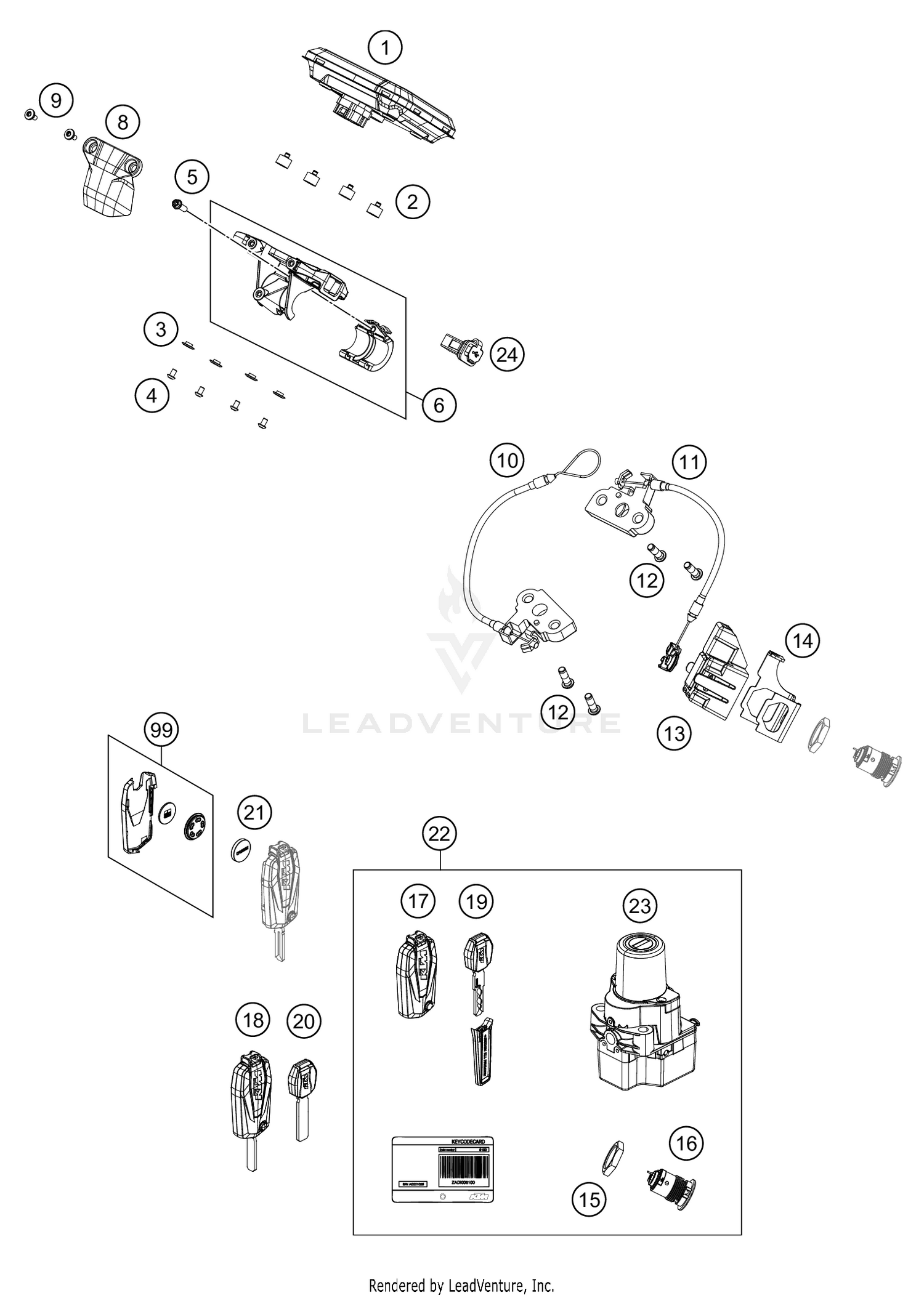INSTRUMENTS / LOCK SYSTEM