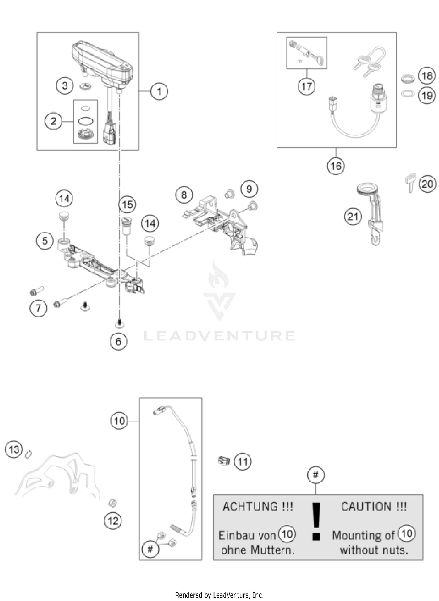INSTRUMENTS / LOCK SYSTEM