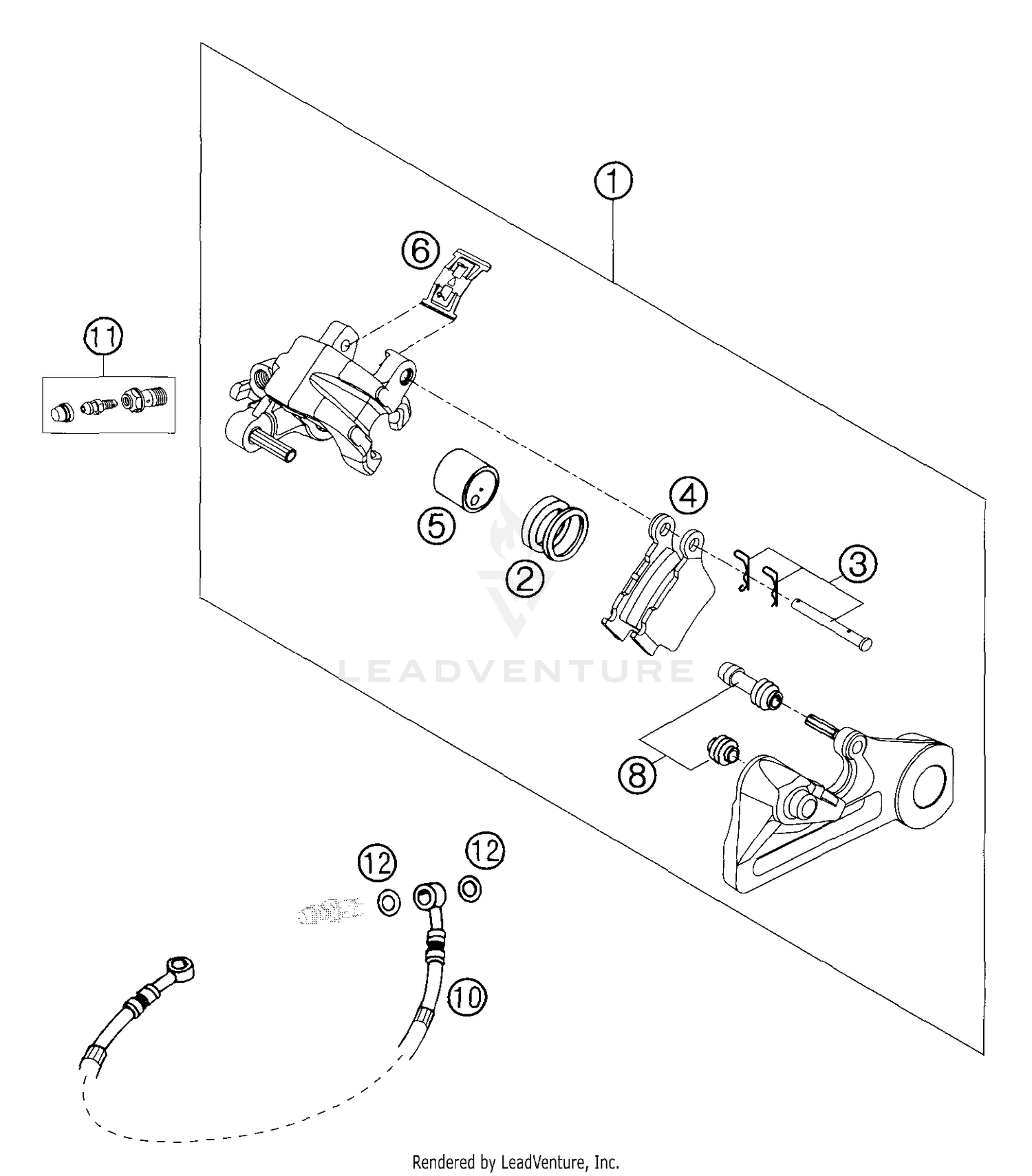 Brake Caliper Rear