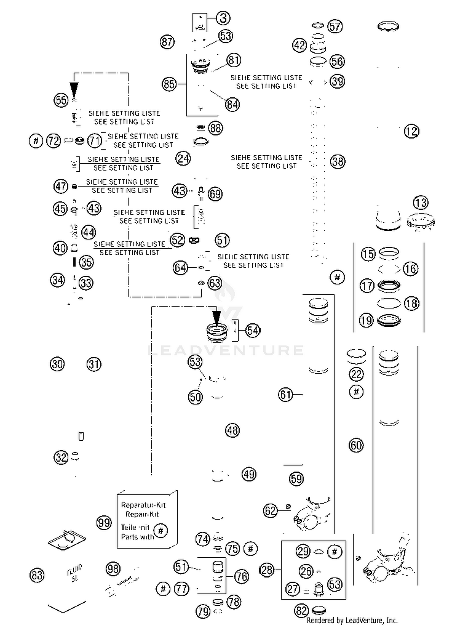 Front Fork Disassembled